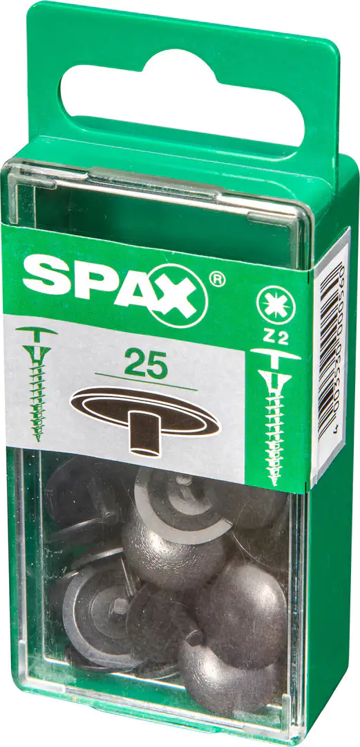 Spax Abdeckkappen braun zum stecken - 25 Stk. Spax Abdeckkappen braun zum stecken - 25 Stk.