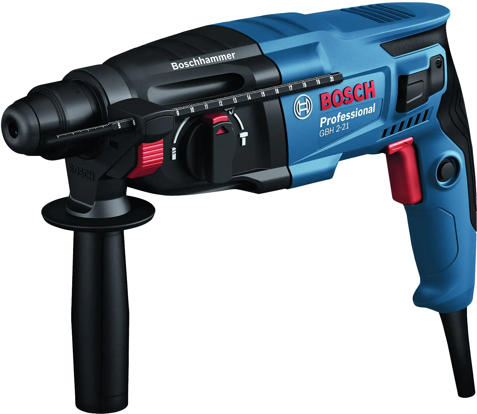 Bosch Professional Bohrhammer GBH 2-21 720 W mit Koffer