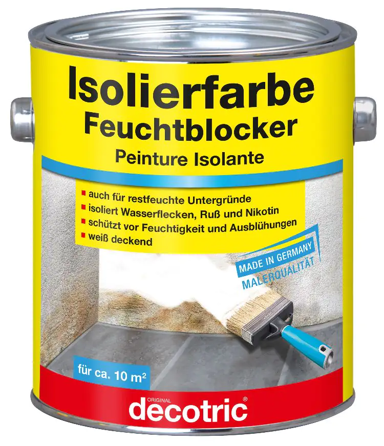 Decotric Isolierfarbe Feuchtblocker 2 L weiß Decotric Isolierfarbe Feuchtblocker 2 L weiß