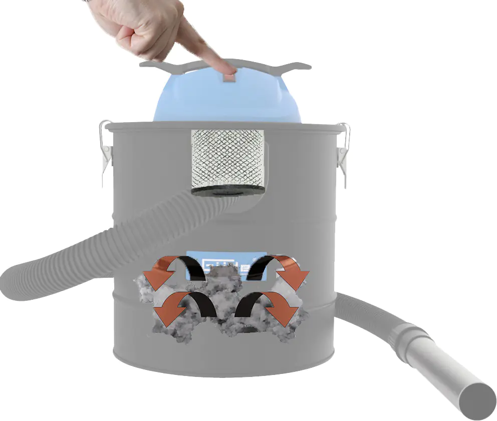 Güde Aschesauger GA 18-1200.1R 230 V, 1200 W, 18 l Güde Aschesauger GA 18-1200.1R 230 V, 1200 W, 18 l