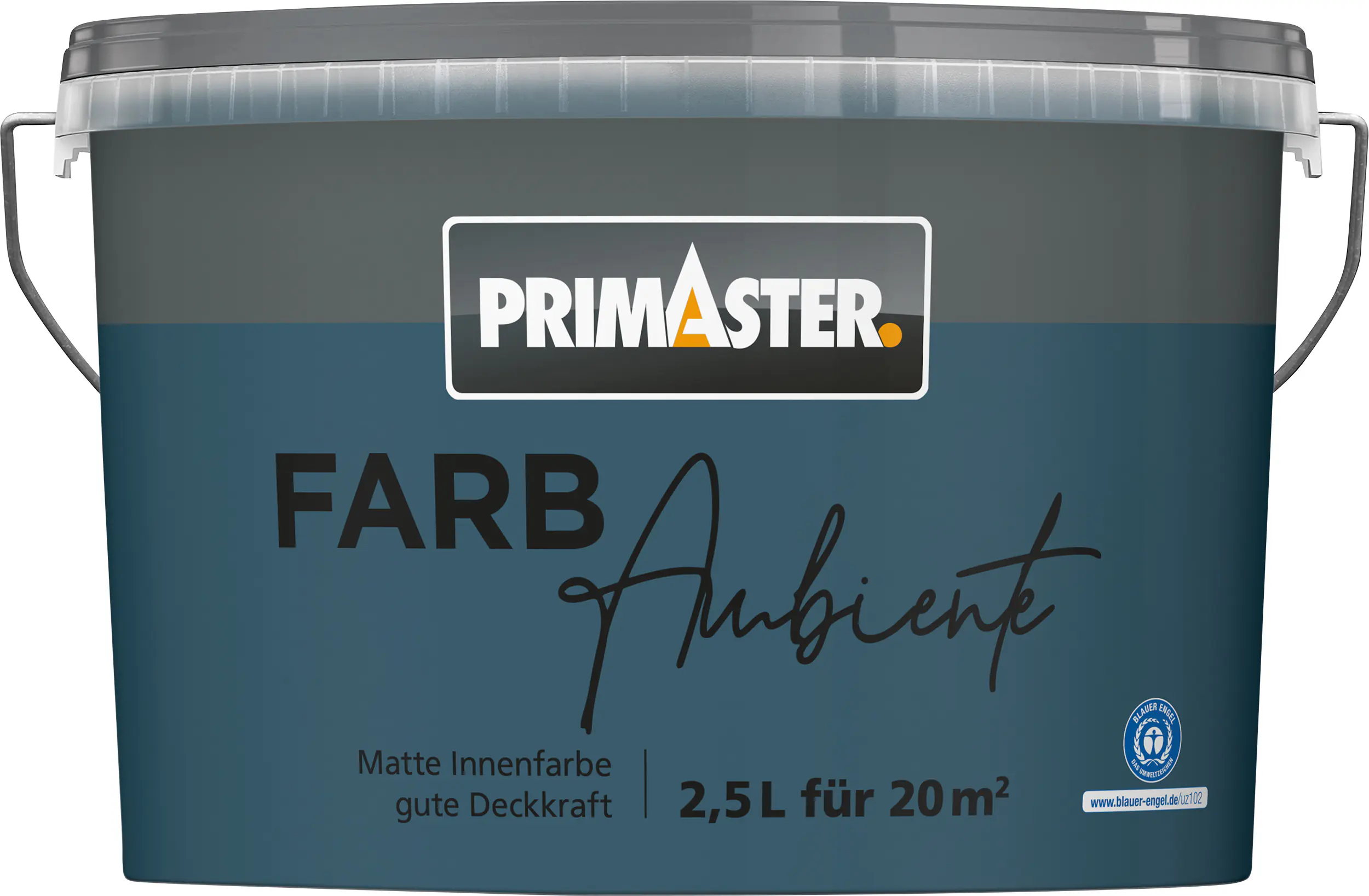 Primaster Farbambiente Wandfarbe matt pazifik 2,5 L