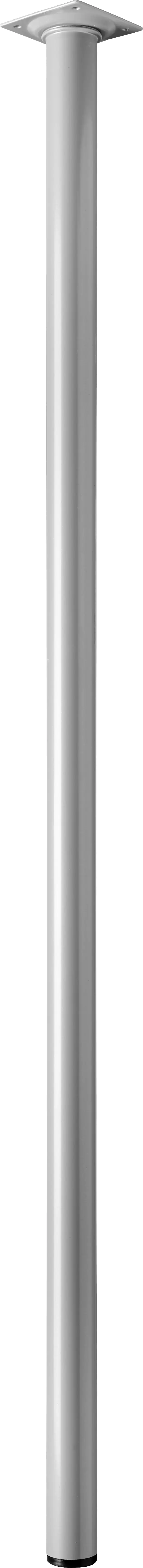 Hettich Tischbein 3,0 x 90 cm Stahl Aluminium-Optik - 1 Stück