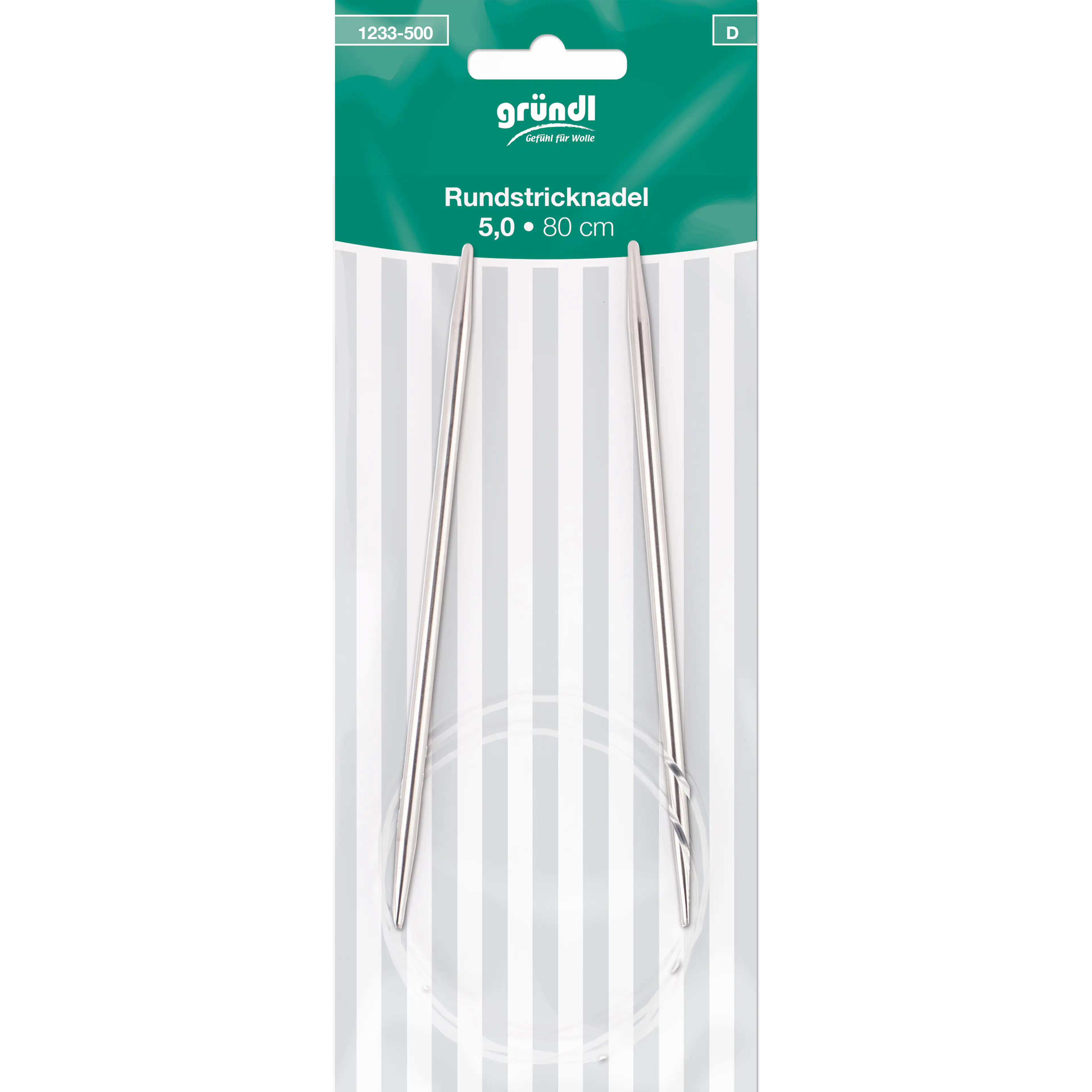 Gründl Rundstricknadeln 5 mm 80 cm