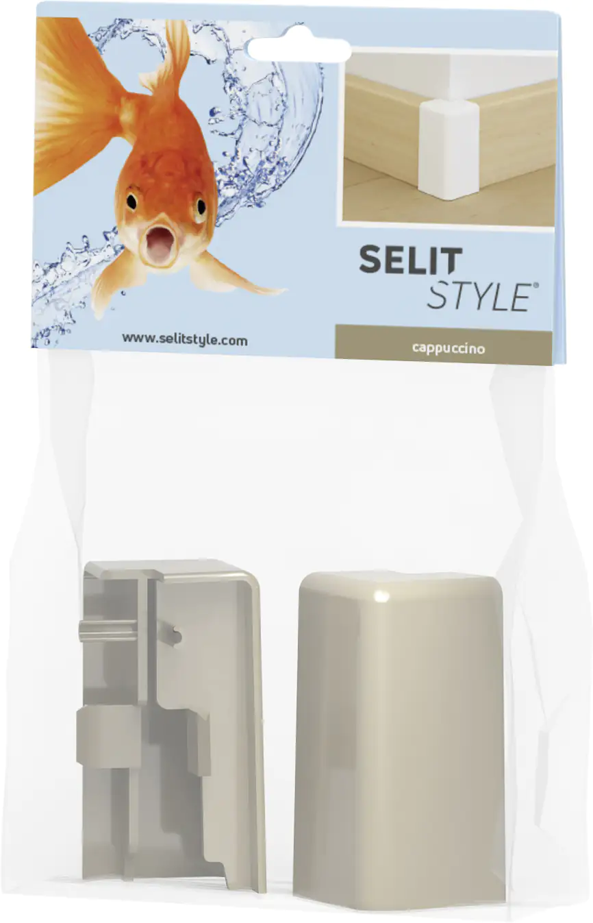 SELITSTYLE Außenecke capuccino Höhe 50 mm