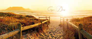 Deco-Canvas Bild - Tafelberg 30 x 70 cm