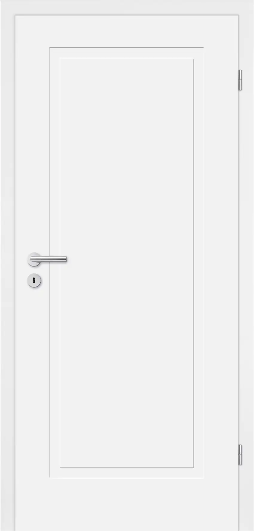 Borne Türblatt Lusso 01 Weißlack Röhrenspan