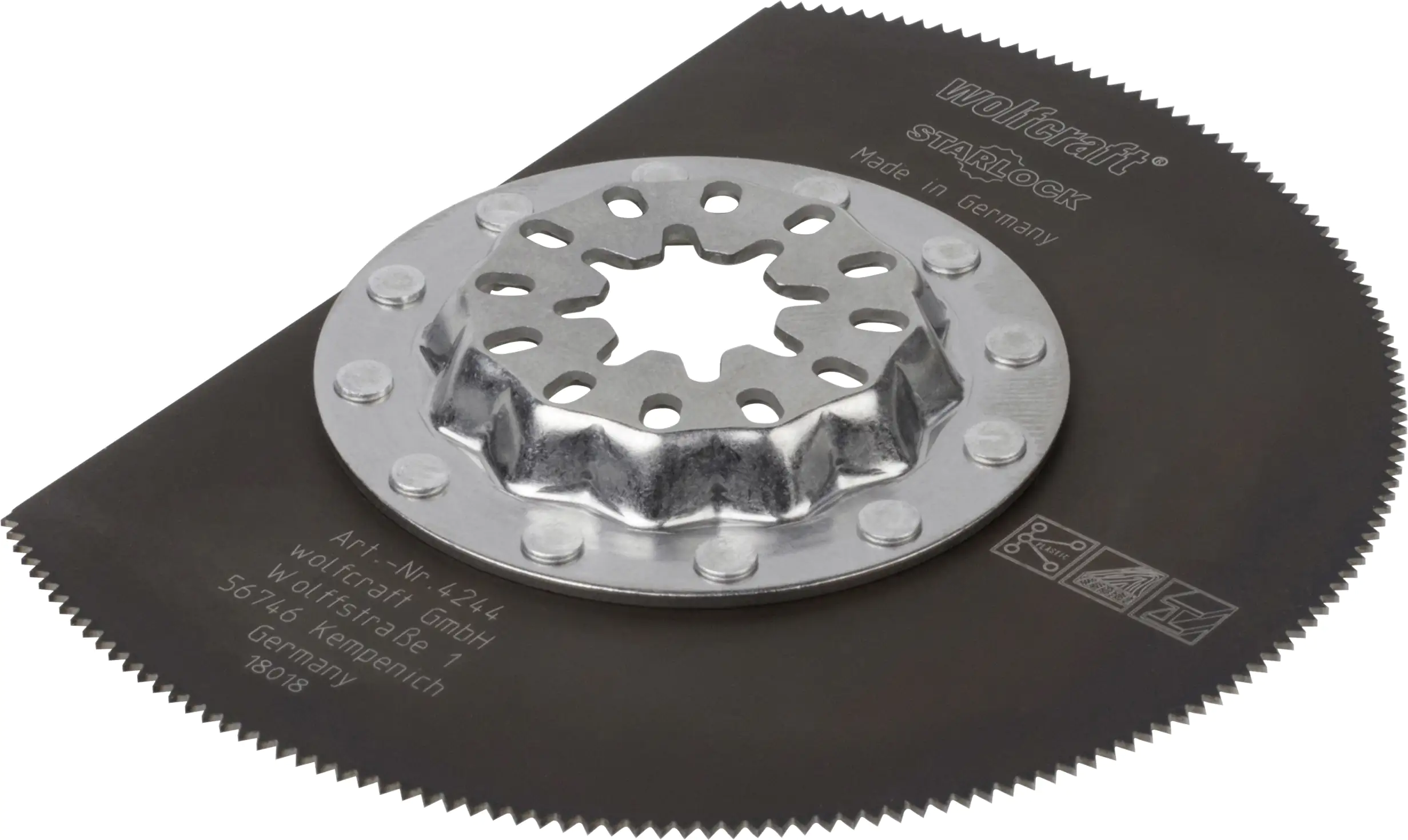 Wolfcraft Segmentblatt Ø 85 mm HSS Starlock-Aufnahme