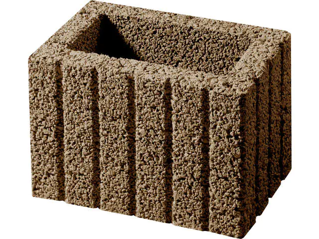 Kann Hochbeet-Set Pflanzstein Mini 170 x 110 x 80 cm braun