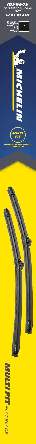 Michelin Scheibenwischer Multi Fit Set MF6545 Michelin Scheibenwischer Multi Fit Set MF6545