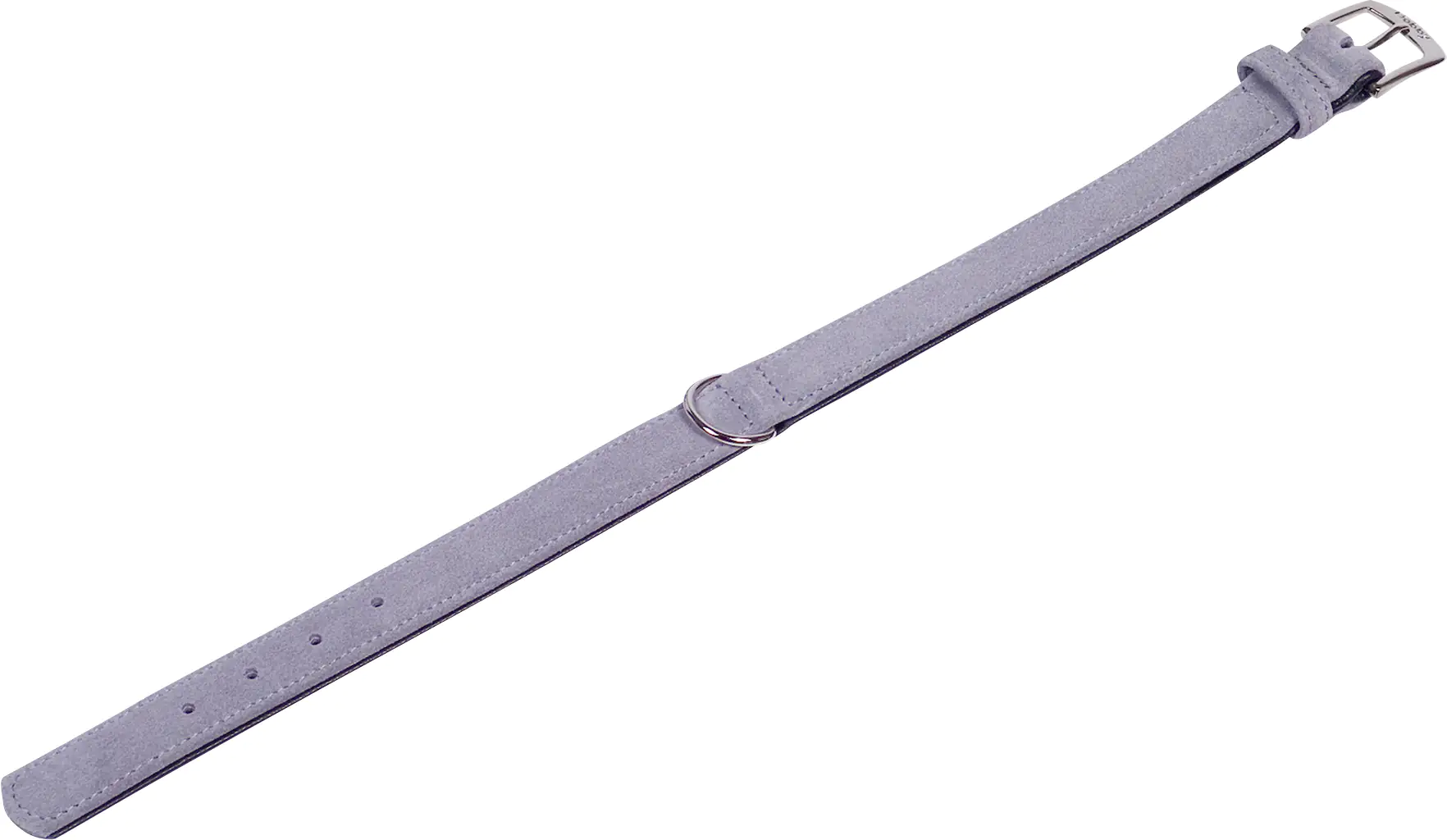 Nobby Halsband Velours grau