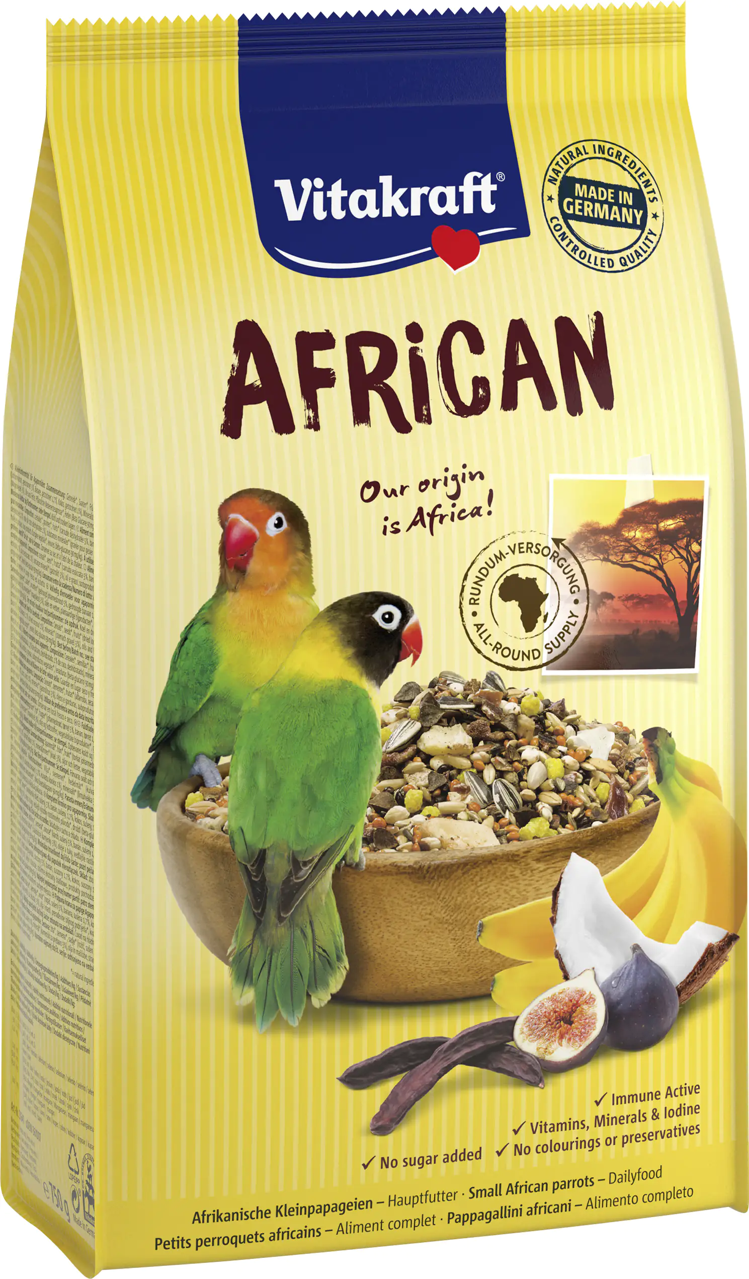Vitakraft AFRICAN afrik. Kleinpapagei 750 g Vitakraft AFRICAN afrik. Kleinpapagei 750 g