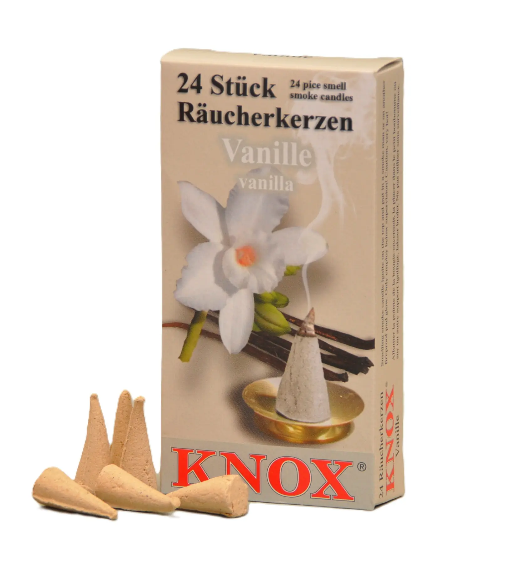 Knox Räucherkerzen - Vanille 24 Stück