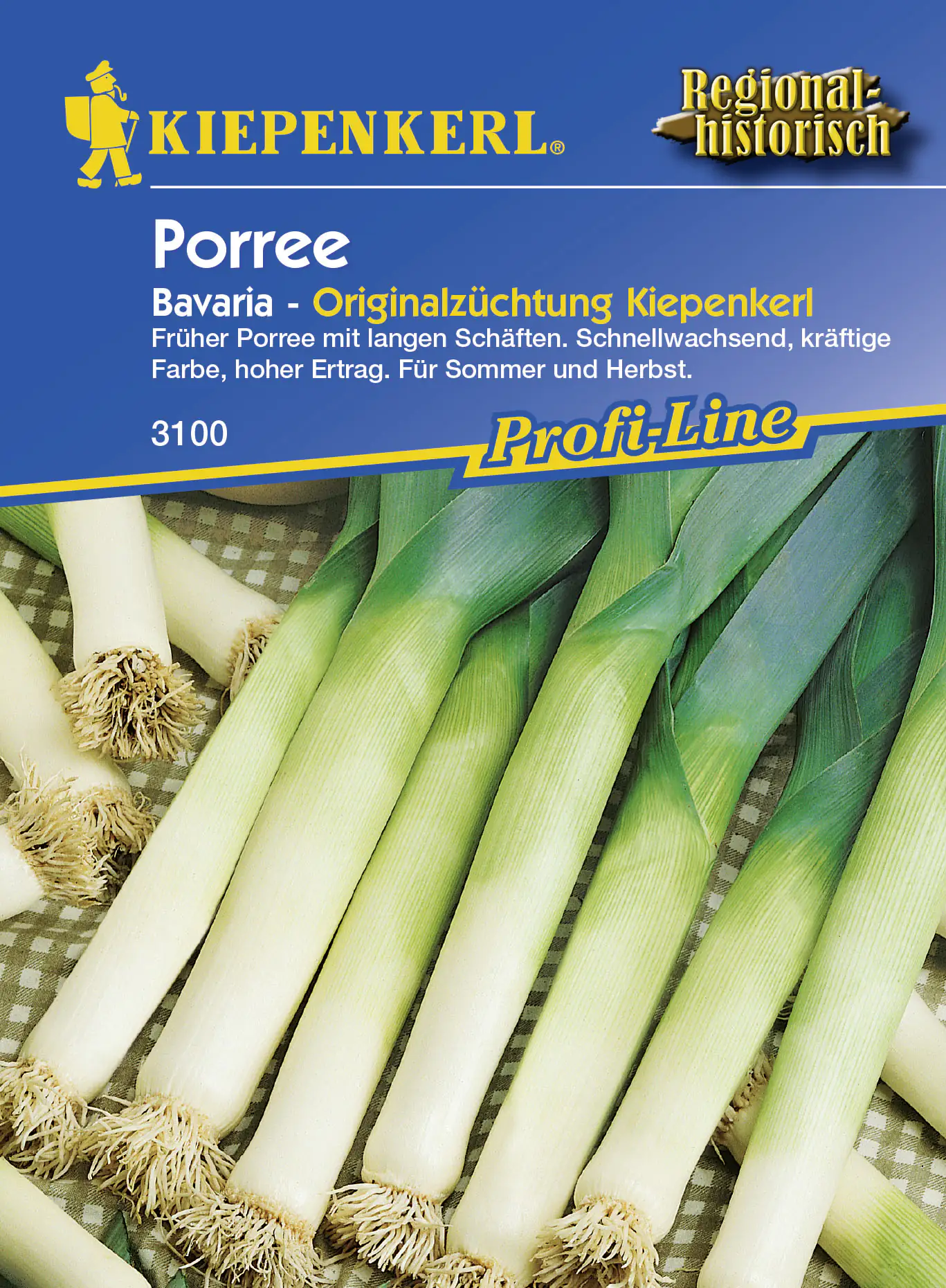 Kiepenkerl Porree Bavaria ca. 150 Pflanzen