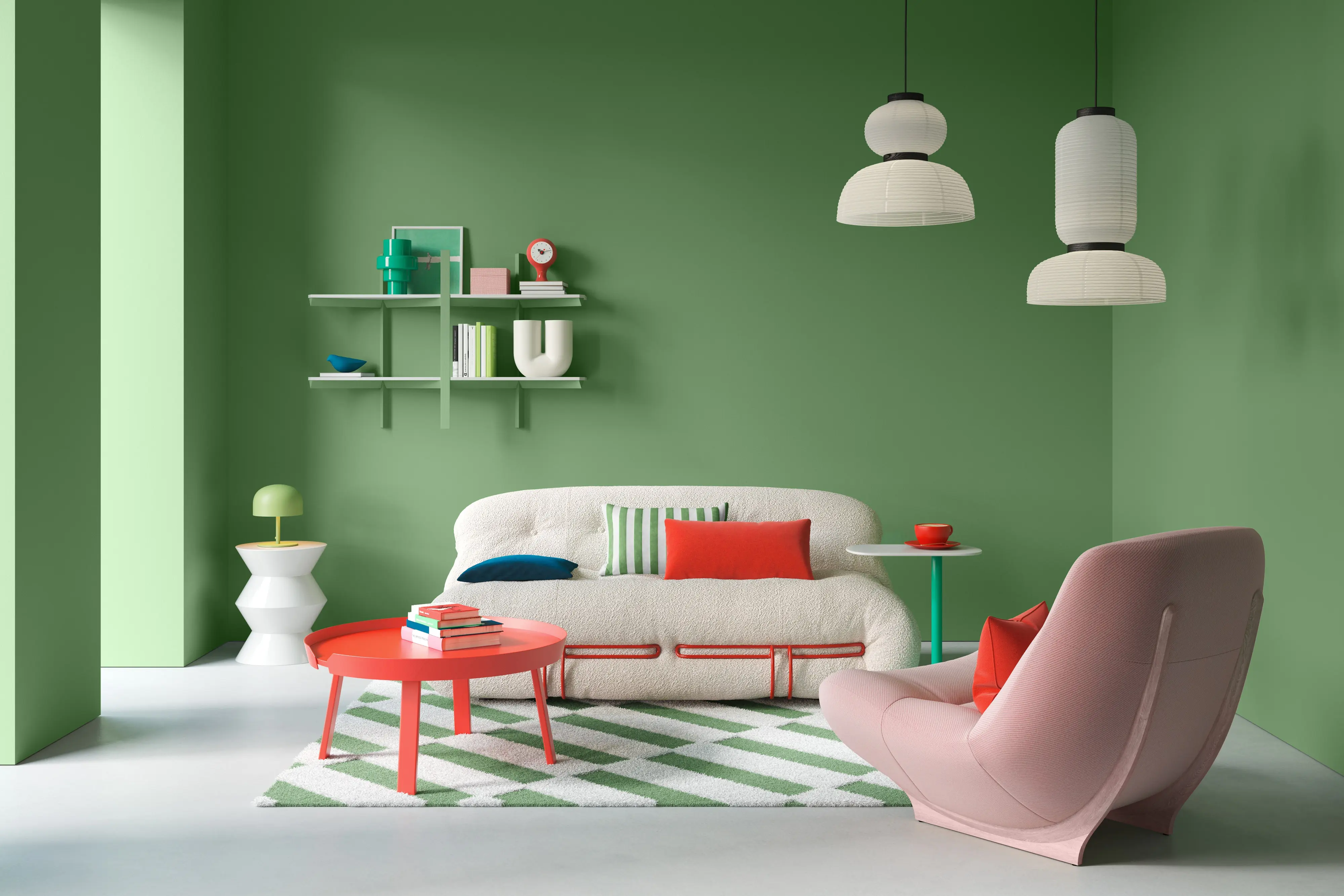 Alpina Wandfarbe Pantone matt green eyes 2,5 L