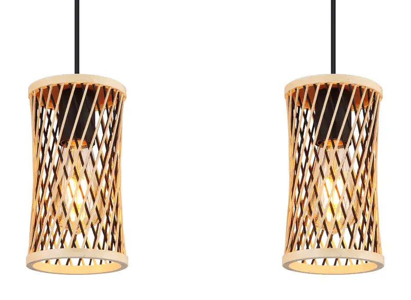 Globo Hängeleuchte Mali 72 x 12 x 150 cm (L x B x H) schwarz matt