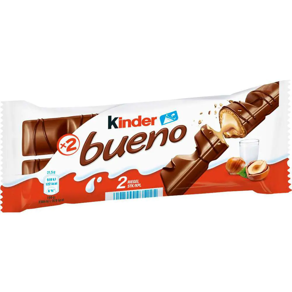 Ferrero Kinder Bueno 2er Riegel 43g 