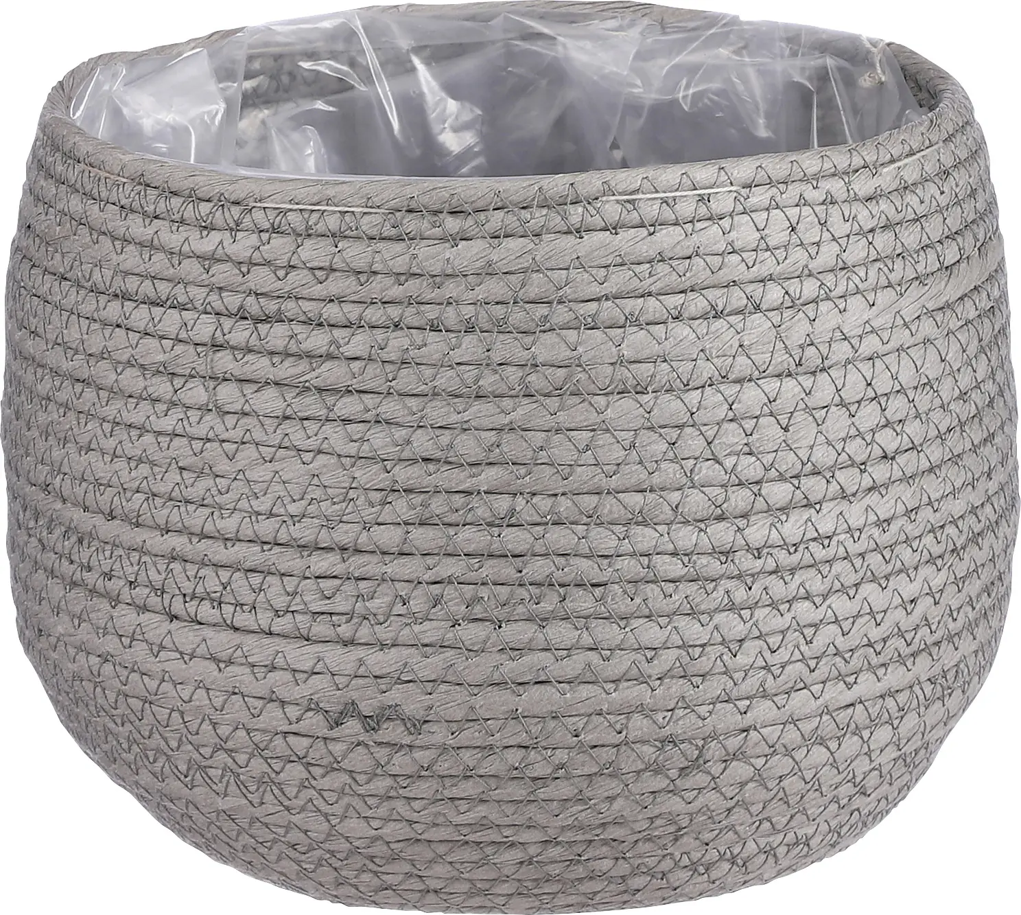 Mica Übertopf Korb Jorck Ø 22 x 19 cm grau