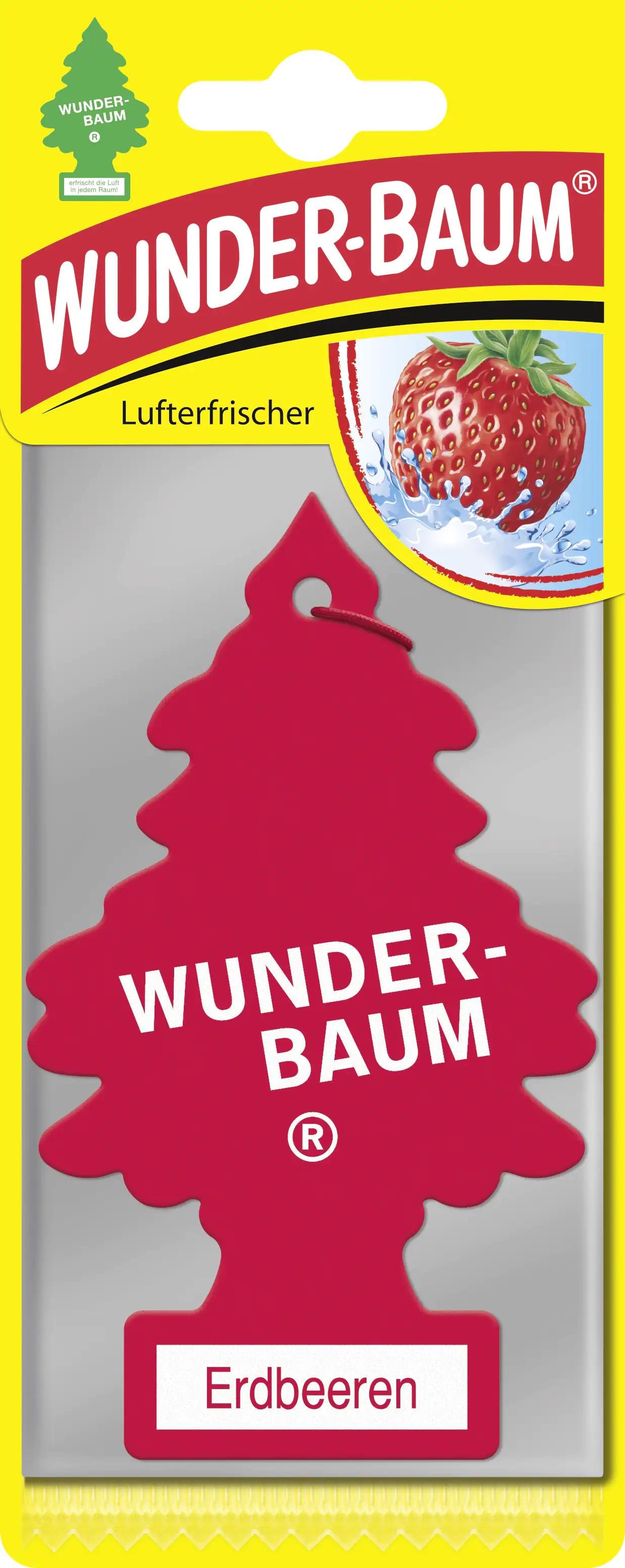 Wunderbaum Papierlufterfrischer Erdbeere Wunderbaum Papierlufterfrischer Erdbeere