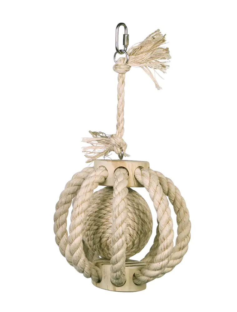 Nobby Vogelspielzeug Kletterring mit Ball 30 cm natur Nobby Vogelspielzeug Kletterring mit Ball 30 cm natur