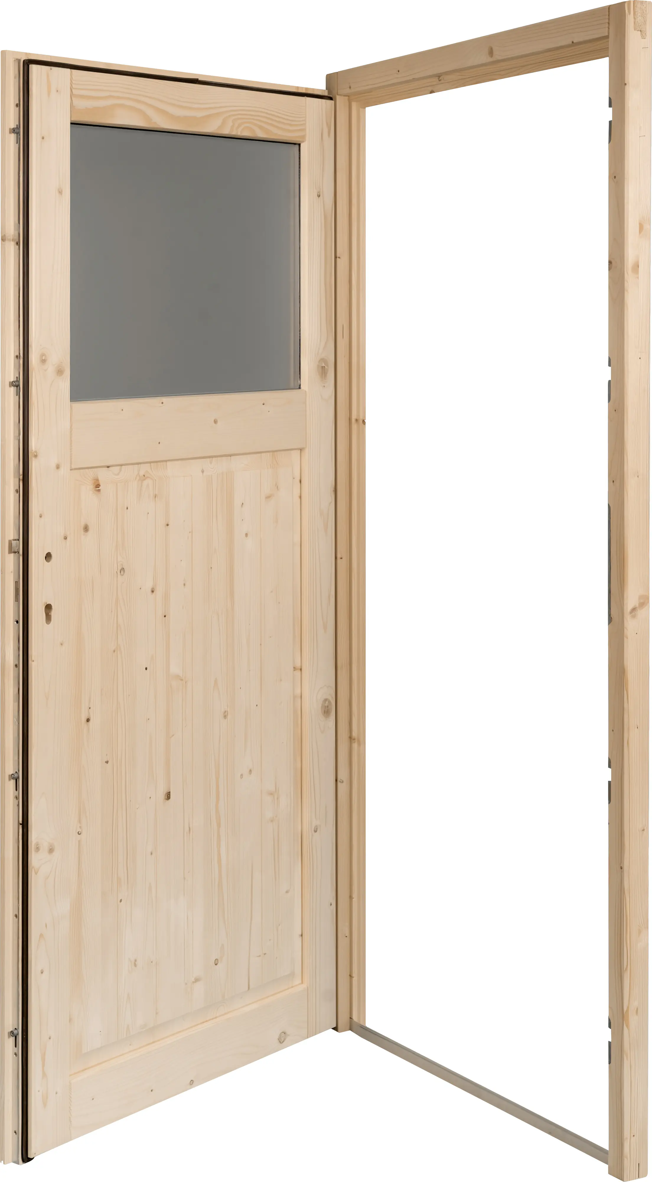 Panto Nebeneingangstür Holz 504 88 x 198 cm DIN links