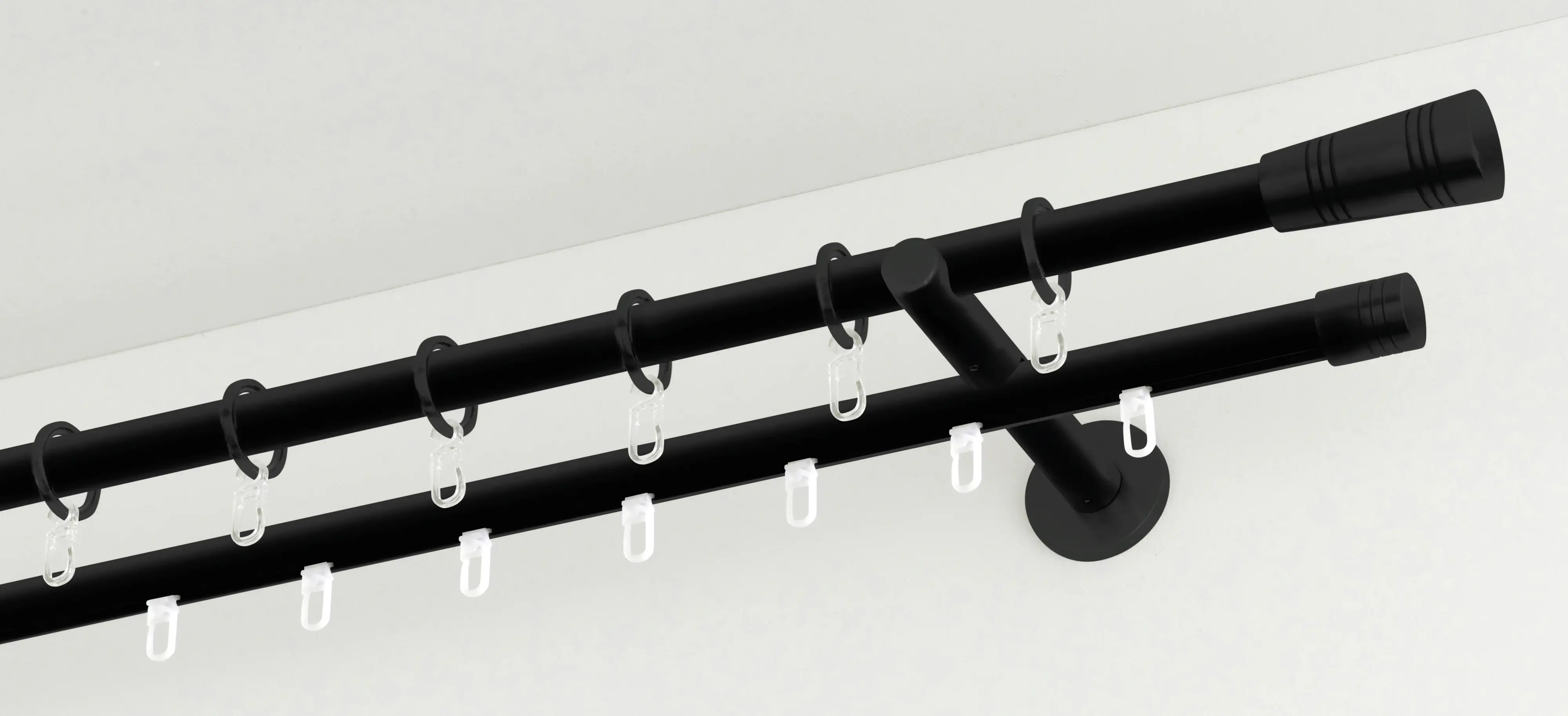 Gardinia Endstück für Gardinenstange Chicago Zylinder für Ø 20 mm schwarz-matt Gardinia Endstück für Gardinenstange Chicago Zylinder für Ø 20 mm schwarz-matt