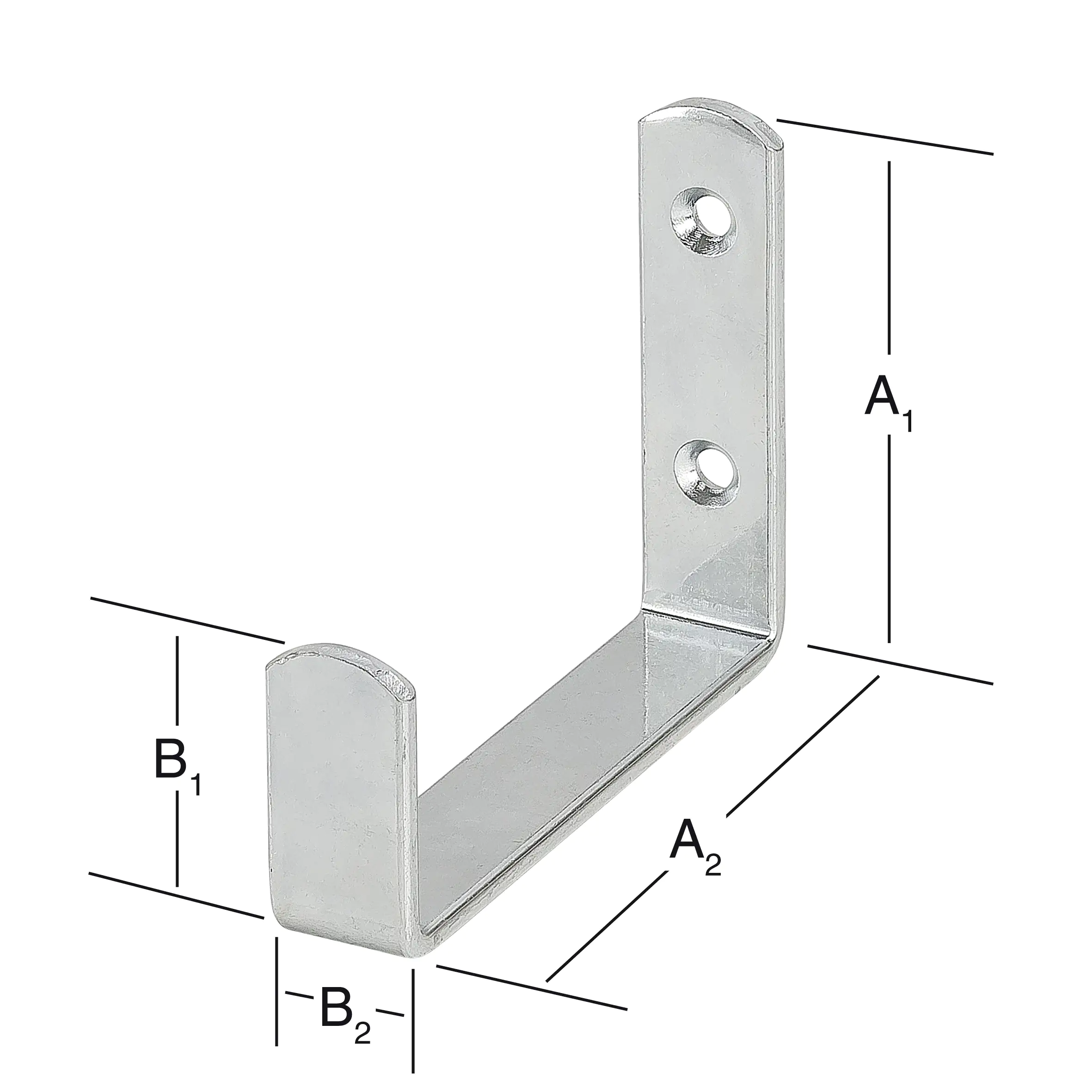 Vormann Wandhaken 65 x 87 x 35 x 17 mm Stahl verzinkt Vormann Wandhaken 65 x 87 x 35 x 17 mm Stahl verzinkt