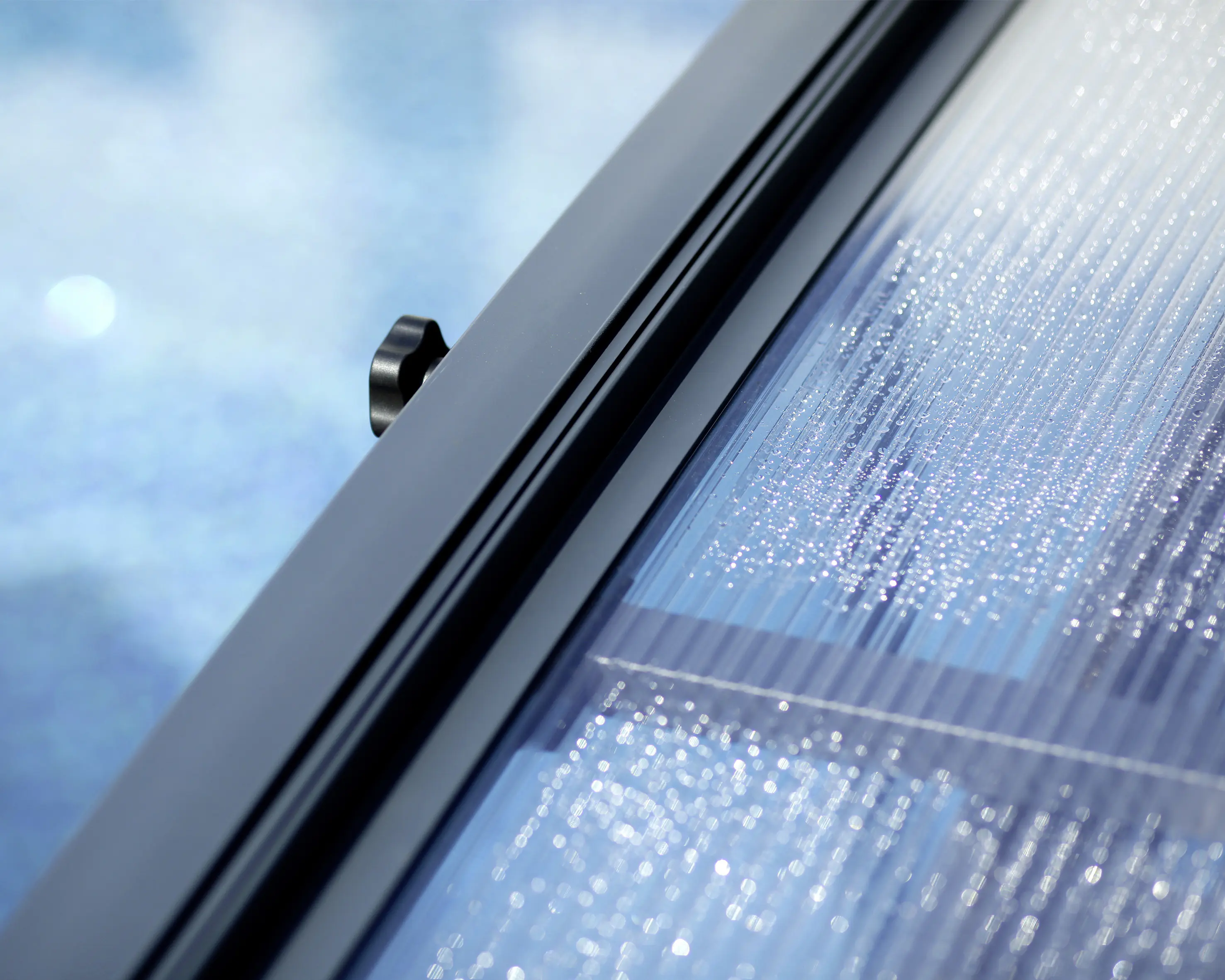 Canopia Poolüberdachung Majorca, 6,70 x 4,57, grau Aluminiumrahmen mit Polycarbonatplatten