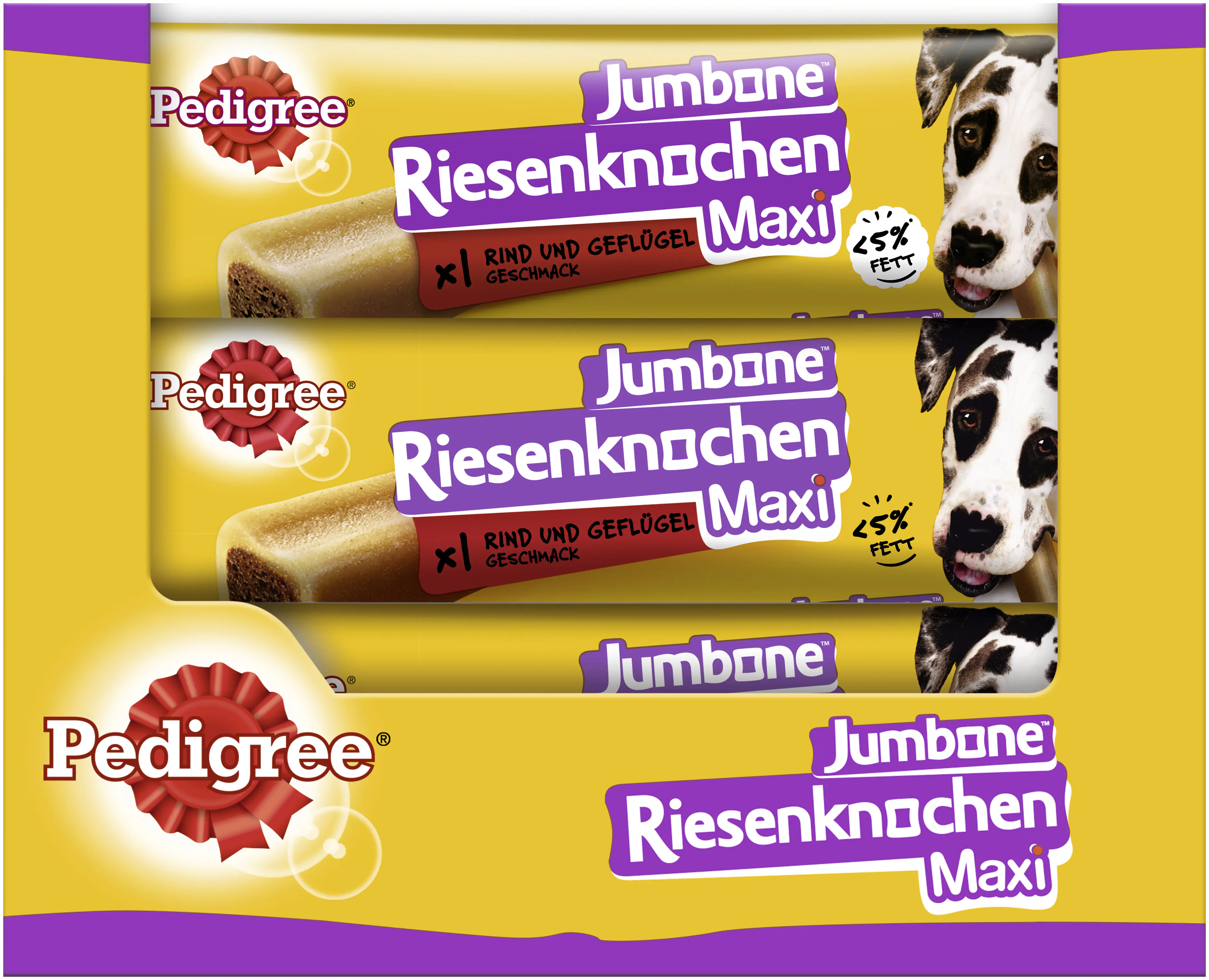 Pedigree Hundesnack Jumbone Riesenknochen mit Rind und Geflügel Pedigree Hundesnack Jumbone Riesenknochen mit Rind und Geflügel