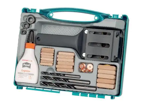 Wolfcraft Sortimentsbox Holzdübel 78 teilig