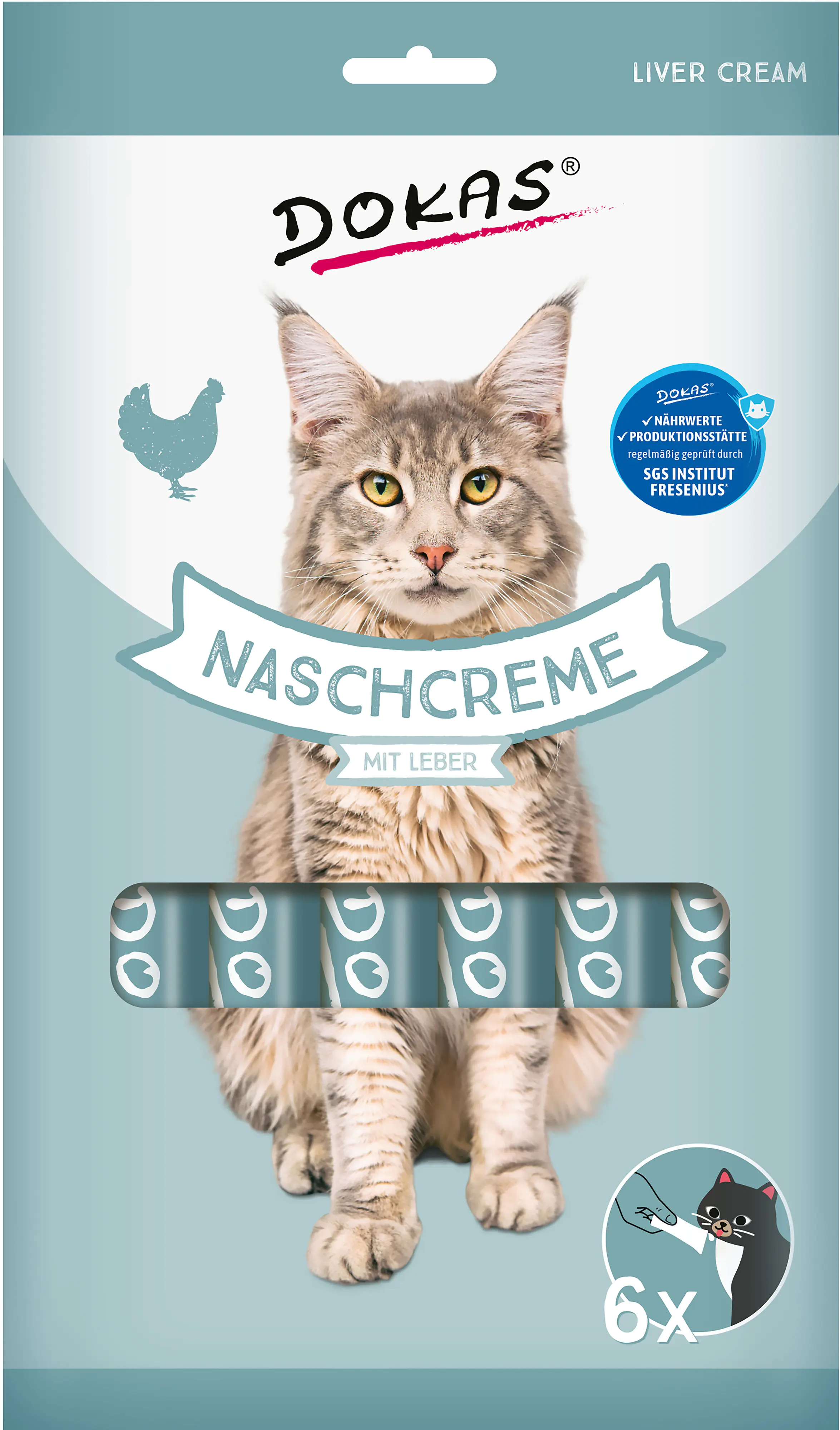 Dokas Nasch-Creme mit Leber 90 g (Katze)