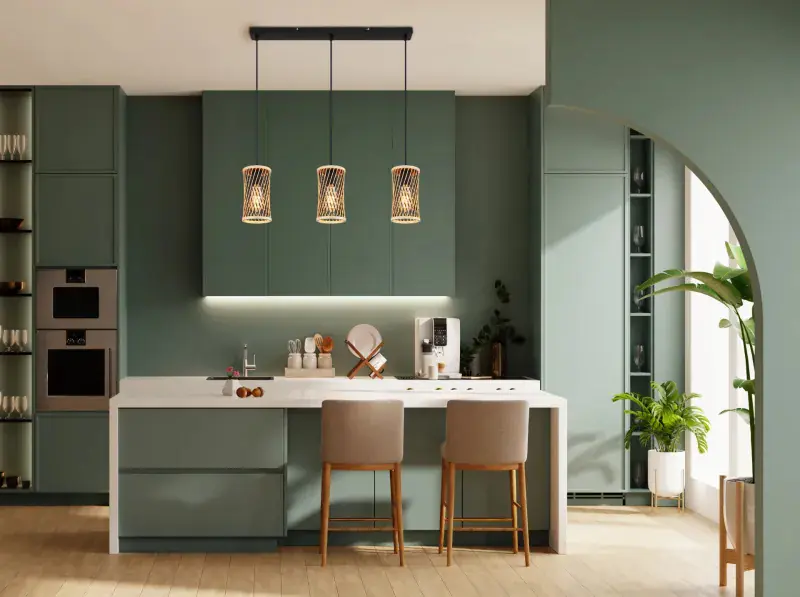 Globo Hängeleuchte Mali 72 x 12 x 150 cm (L x B x H) schwarz matt