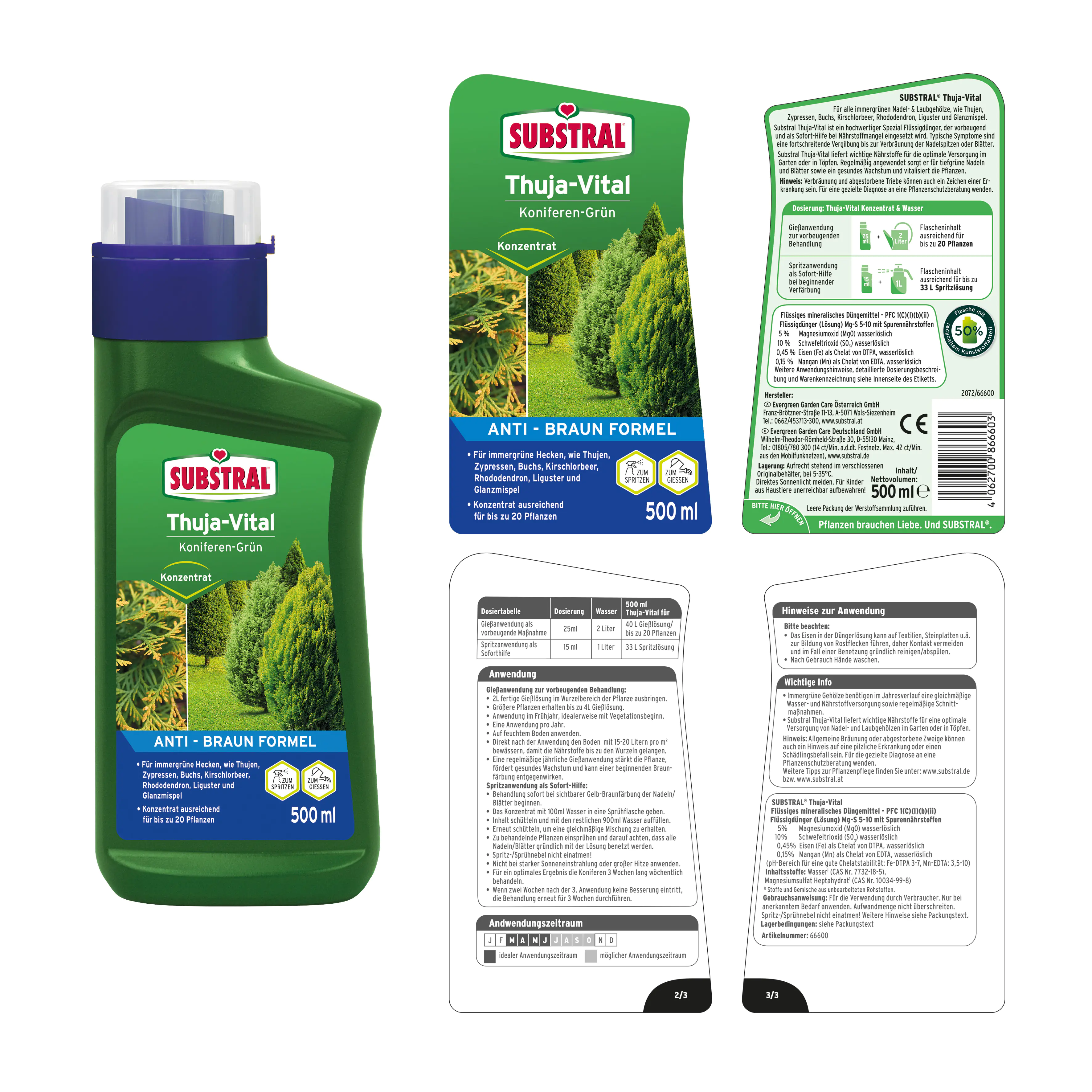 Substral Thuja Vital Koniferen-Grün 500 ml