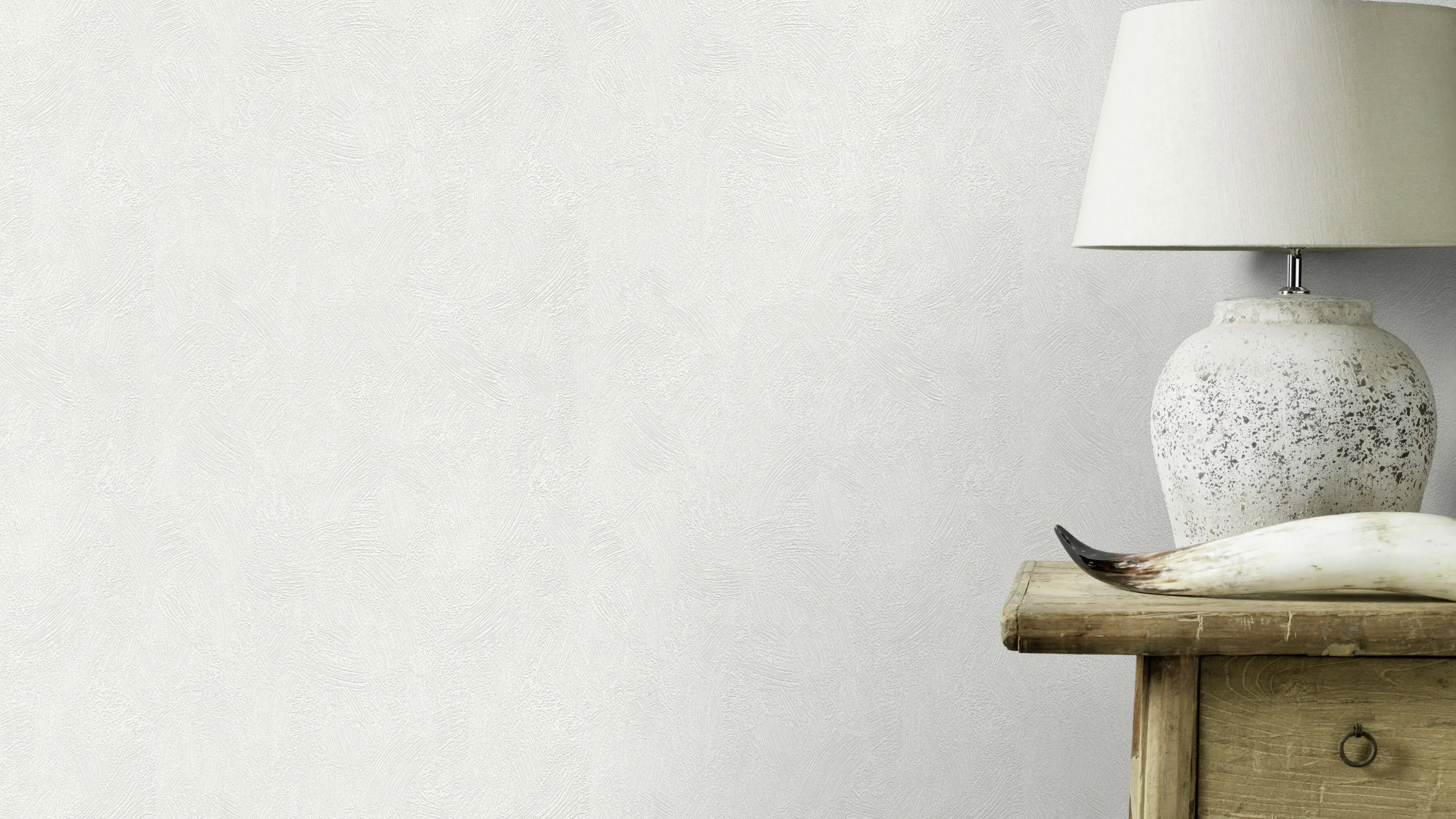 Rasch Vliestapete 173413 Wallton überstreichbares uni weiß 10,05 x 0,53 m