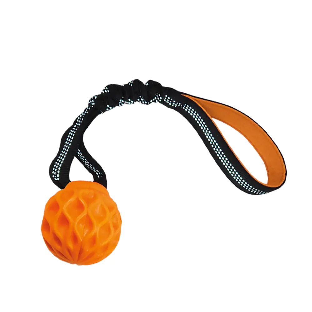 Nobby Hundespielzeug TPR Ball mit Schlaufe 37 cm