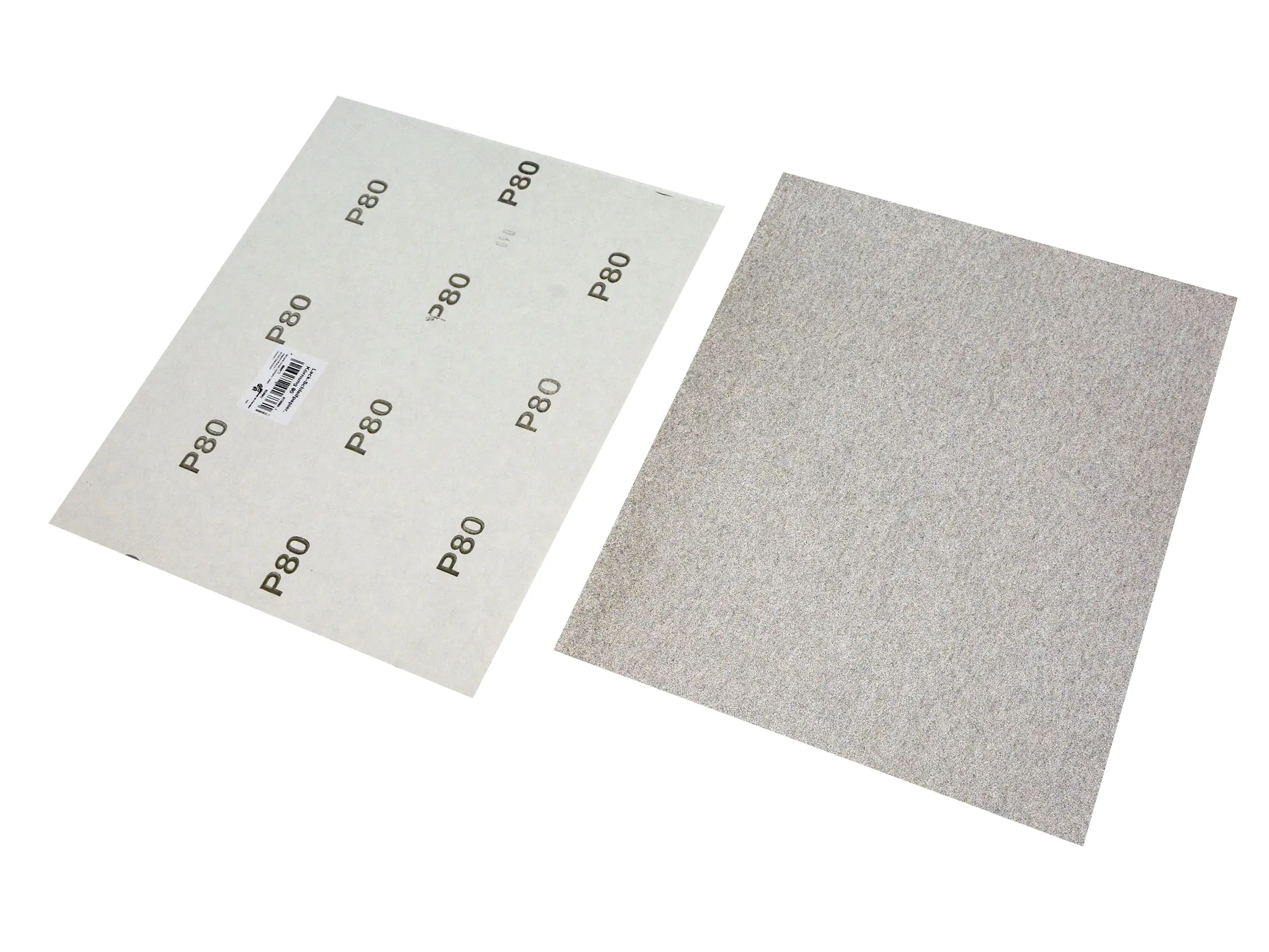 Nespoli Lack-Schleifpapier K80 Körnung 80, 23 x 28 cm, 1 Blatt