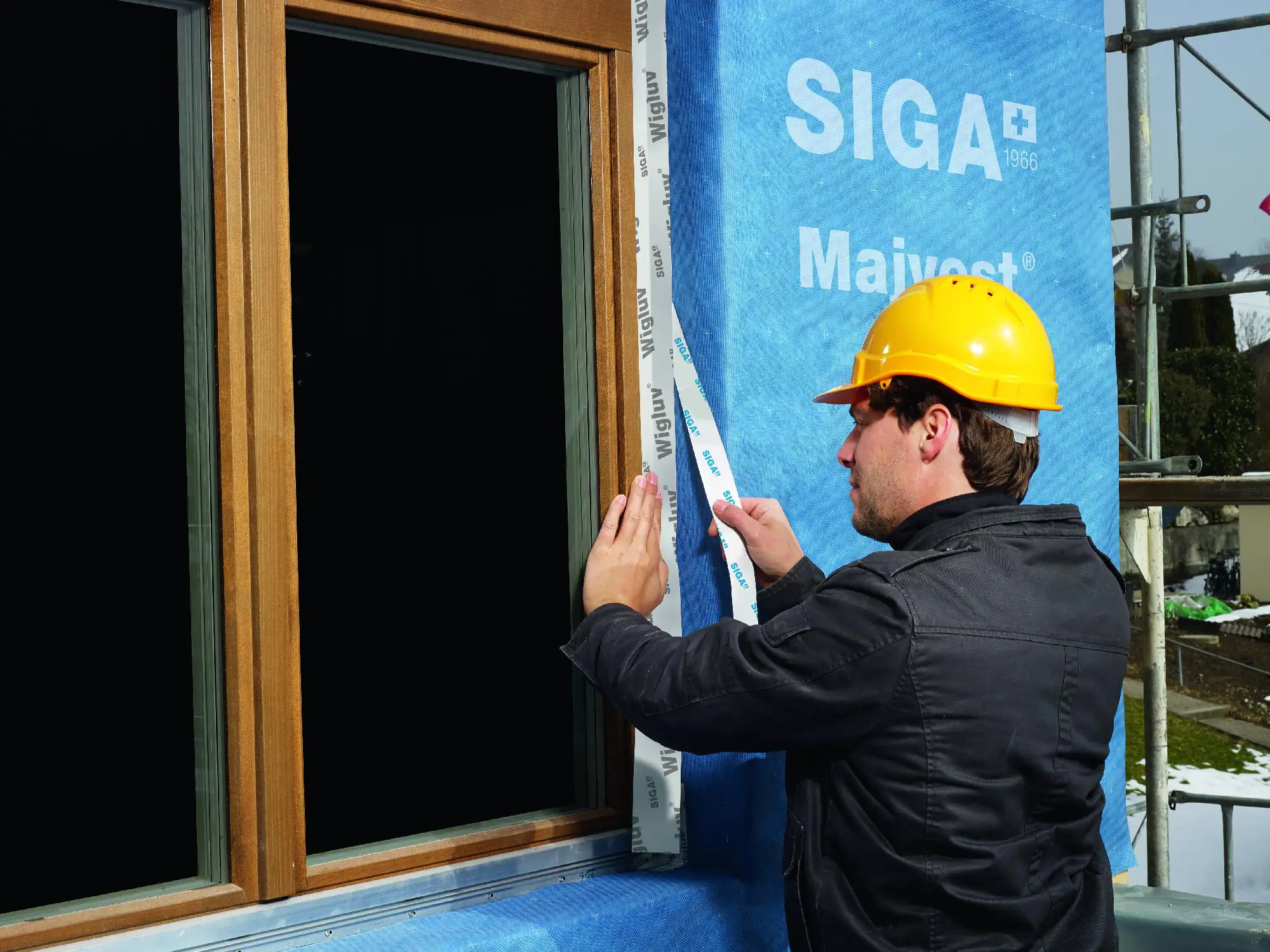 Siga Klebeband Wigluv 25 m x 2/4 cm weiß