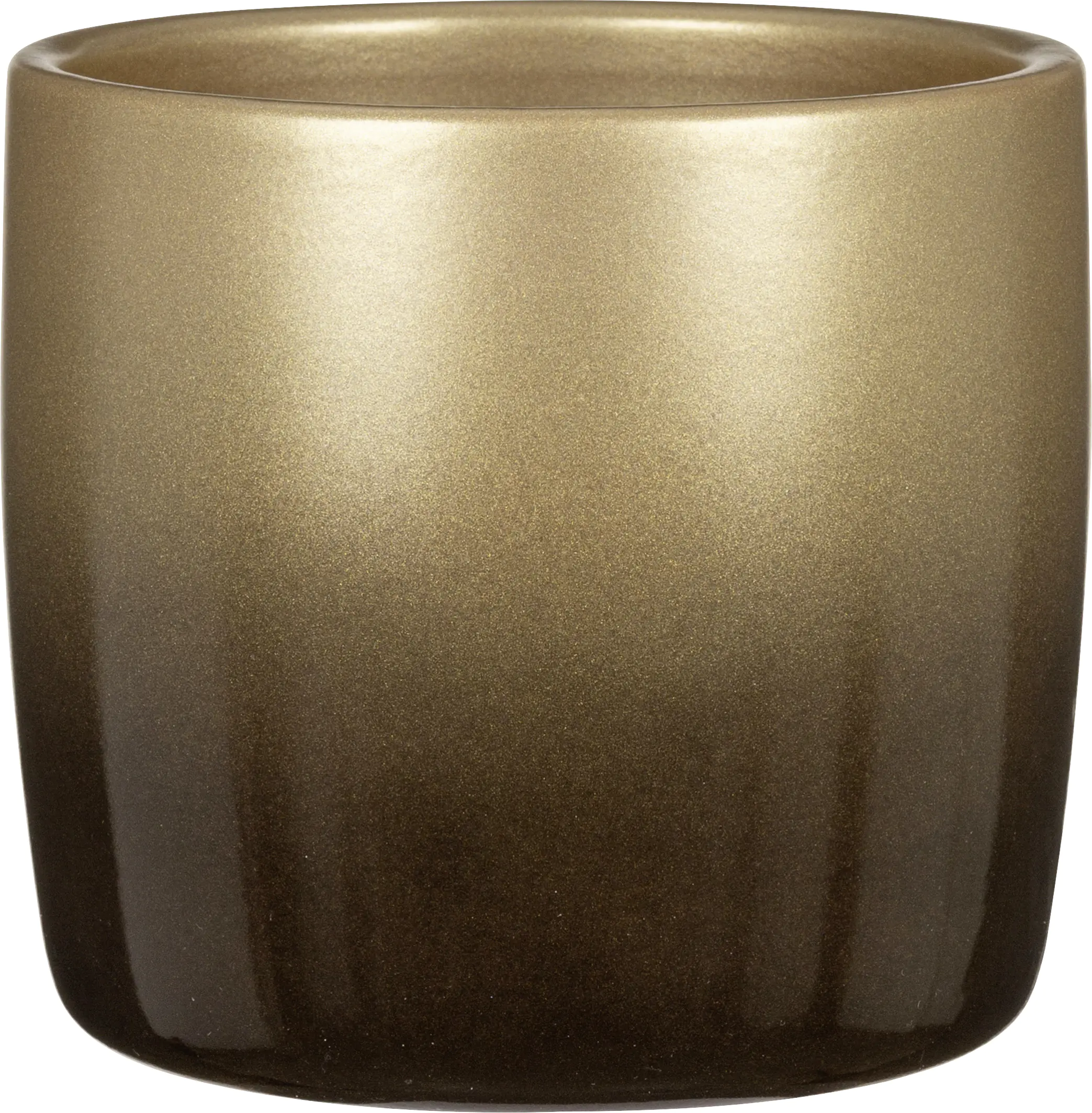 Scheurich Übertopf gold 13,5 x 13,5 cm Keramik 