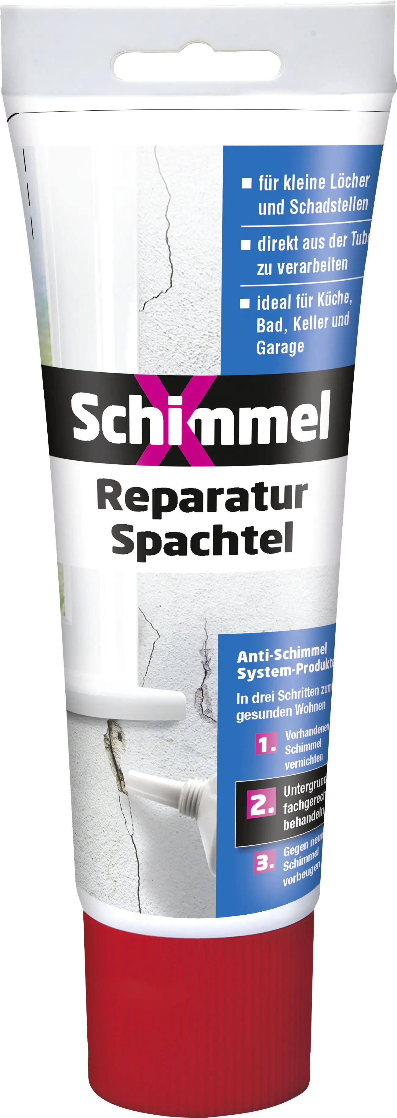 Schimmel X Reparatur- und Feuchtraumspachtel 400 g Schimmel X Reparatur- und Feuchtraumspachtel 400 g