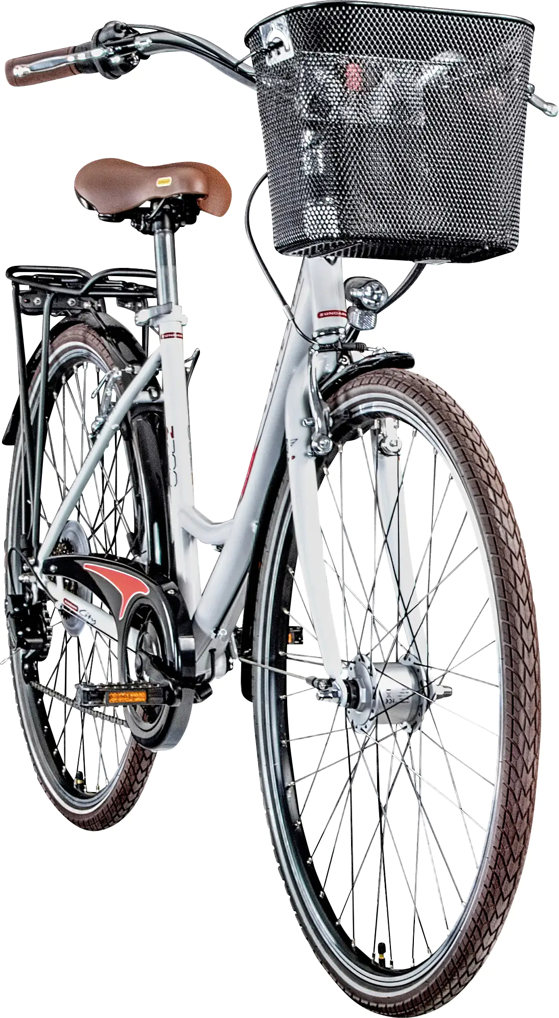 Zündapp Cityrad Z700 700c Damen 28 Zoll RH 46cm 6-Gang weiß rot Zündapp Cityrad Z700 700c Damen 28 Zoll RH 46cm 6-Gang weiß rot