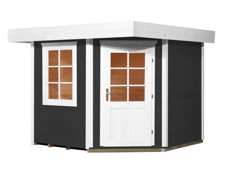 weka Saunahaus SALO Gr. 1 Sparset 7,5 kw BioS anthrazit