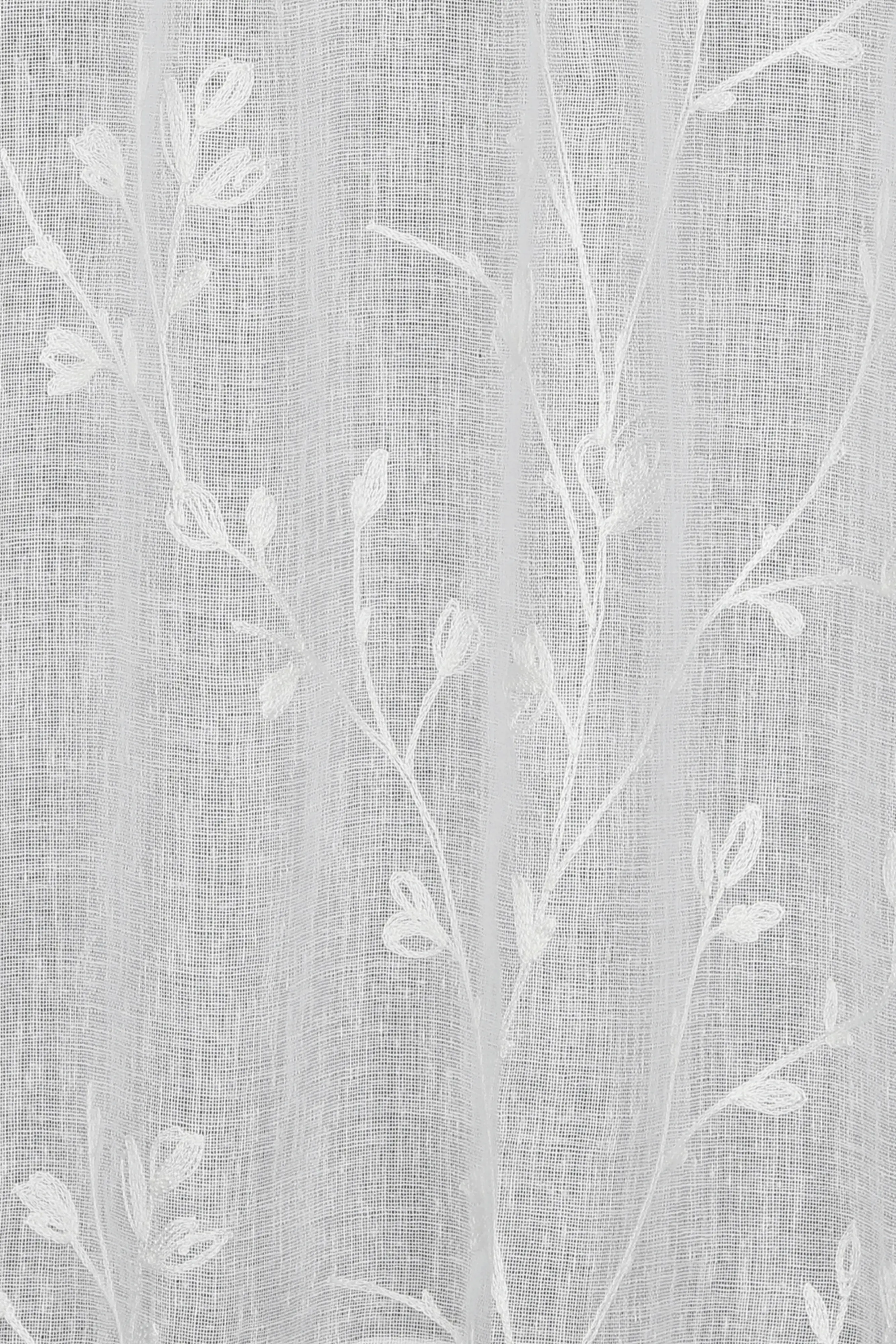 Gardinia Schlaufenpanneau mit Stickerei weiß 140 x 45 cm 