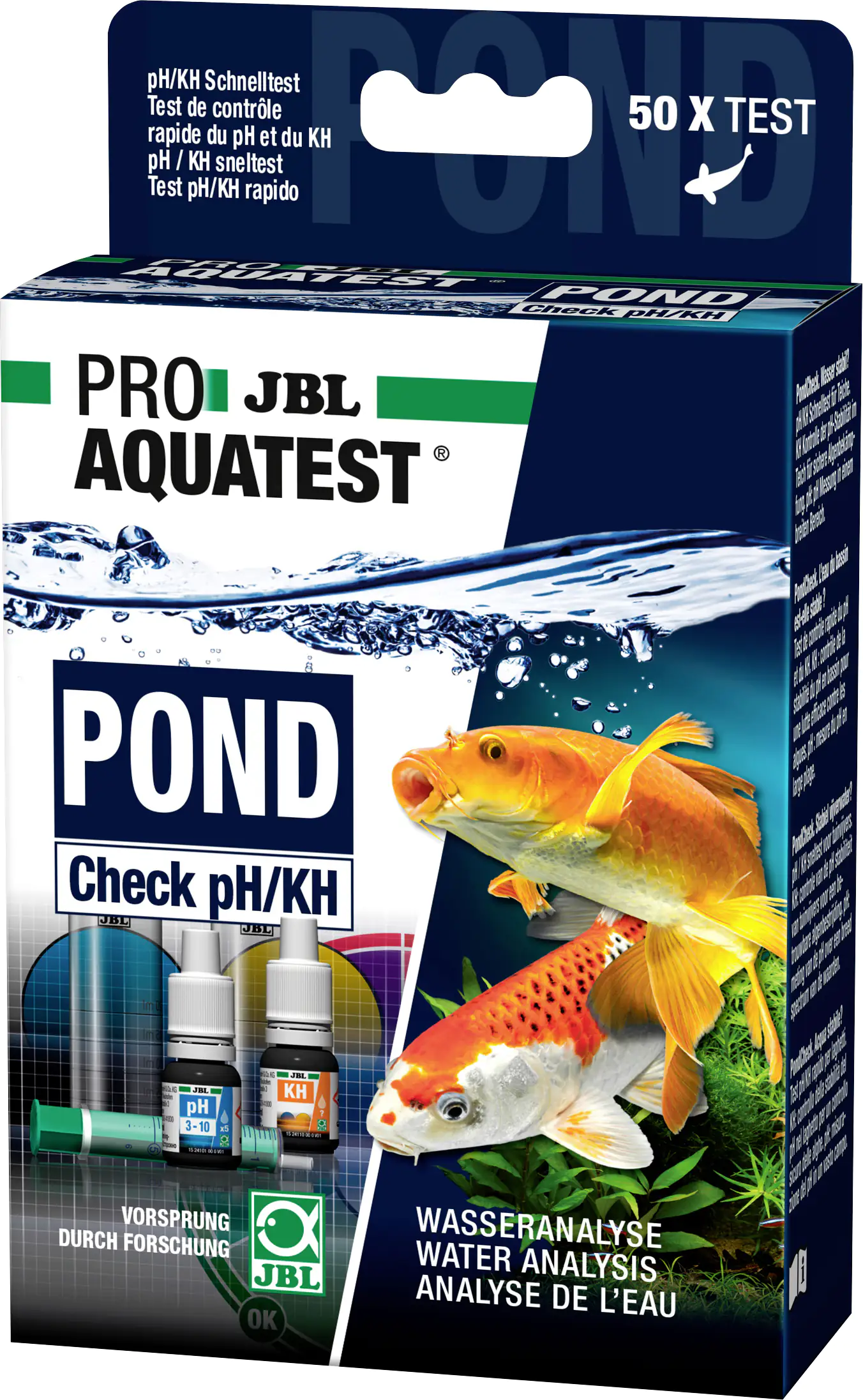 JBL PROAQUATEST POND Check pH/KH weiß / transparent / schwarz