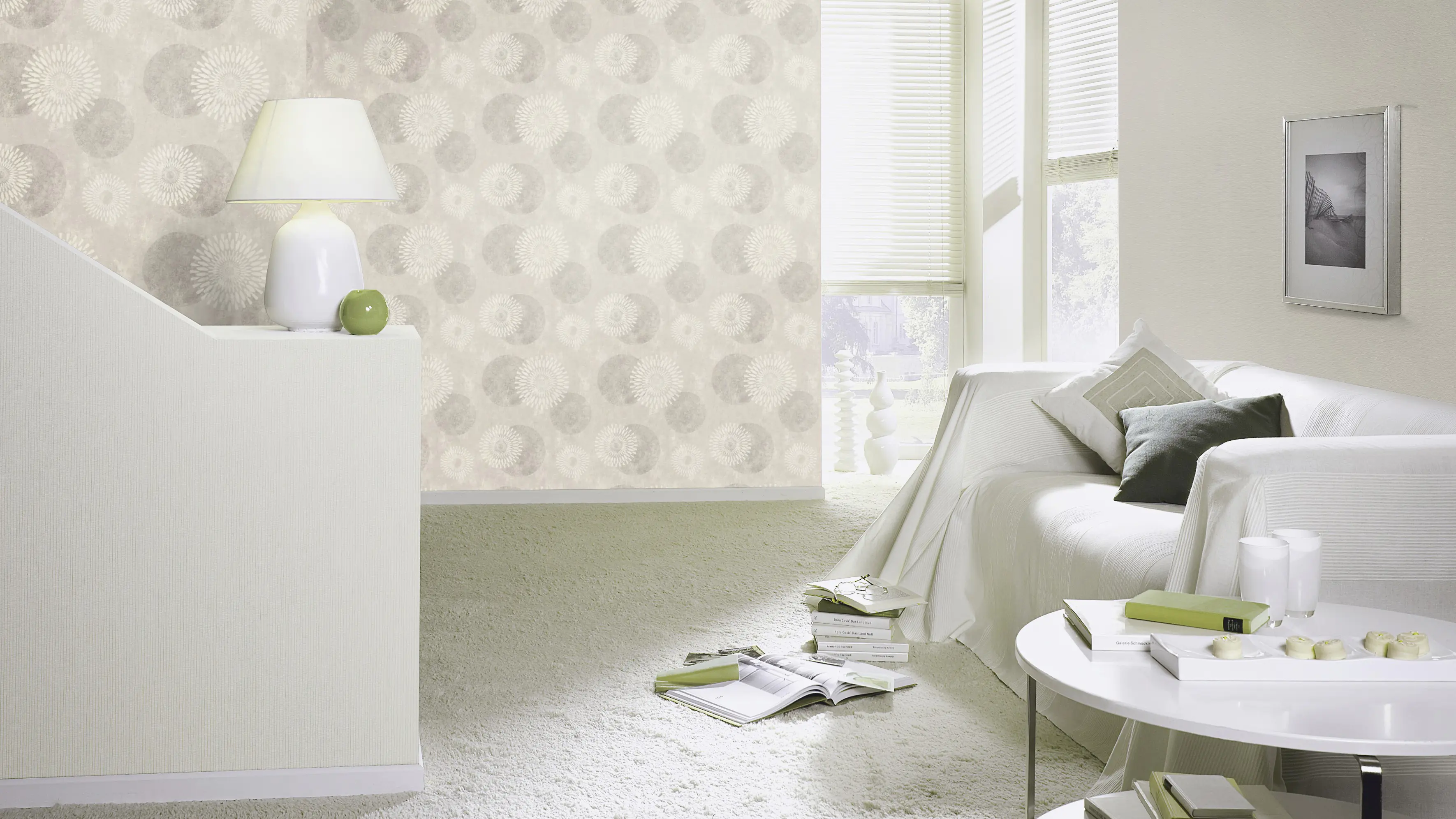Rasch Vliestapete 651713 Kreise grau-beige 10,05 x 0,53 m Rasch Vliestapete 651713 Kreise grau-beige 10,05 x 0,53 m