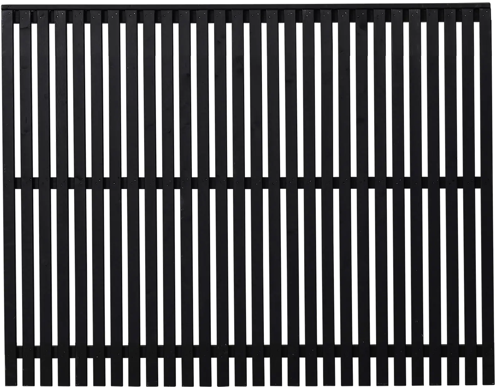 Plus Zaun Sendai 180 x 140 cm RAL 9005 Schwarz