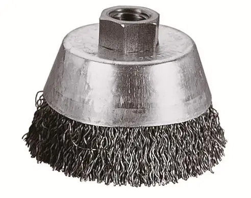 Wolfcraft Topfdrahtbürste Ø 65 mm gewellt M14 für Winkelschleifer Wolfcraft Topfdrahtbürste Ø 65 mm gewellt M14 für Winkelschleifer