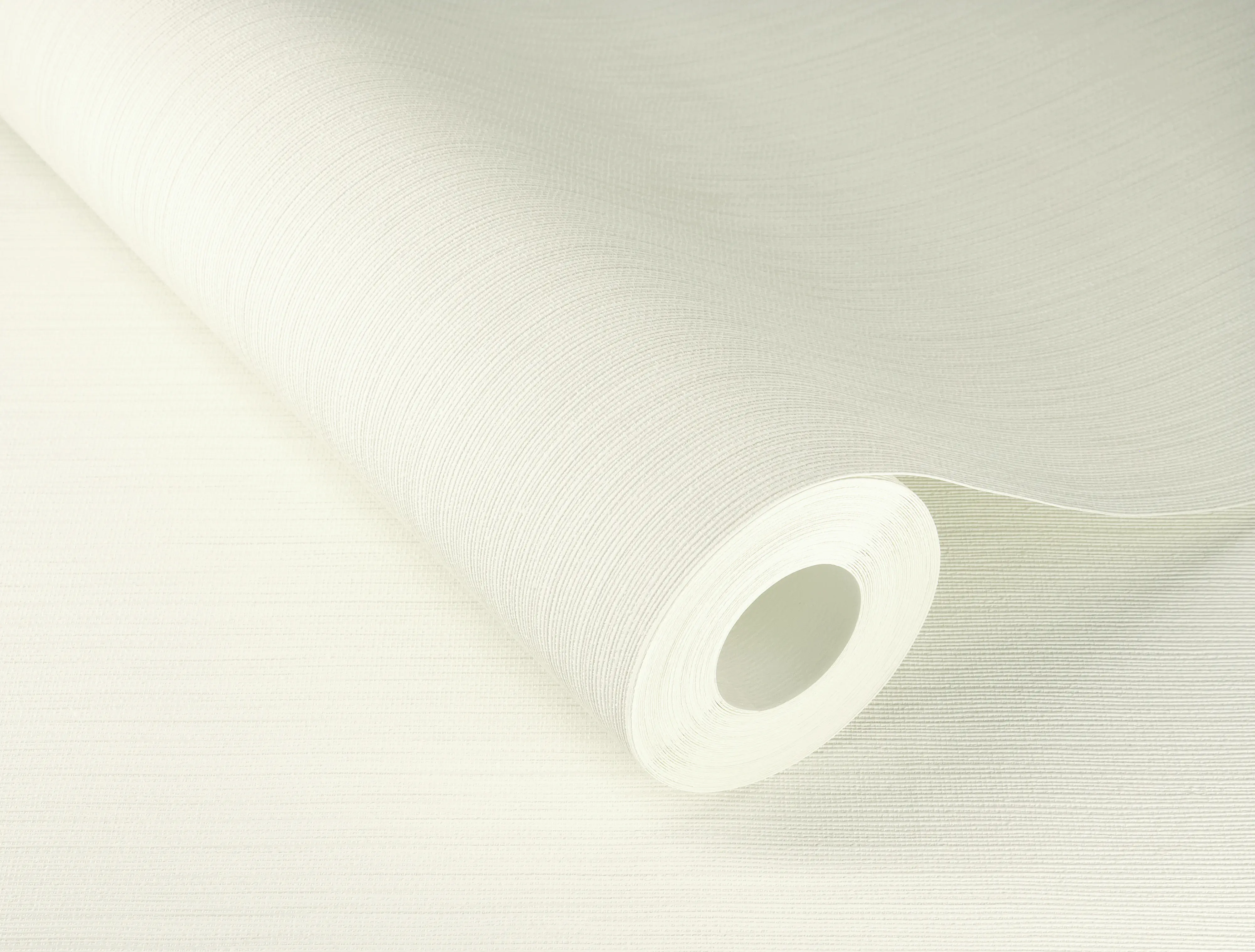 Rasch Vliestapete 537604 Weiß-Offwhite Uni 10,05 m x 0,53 m