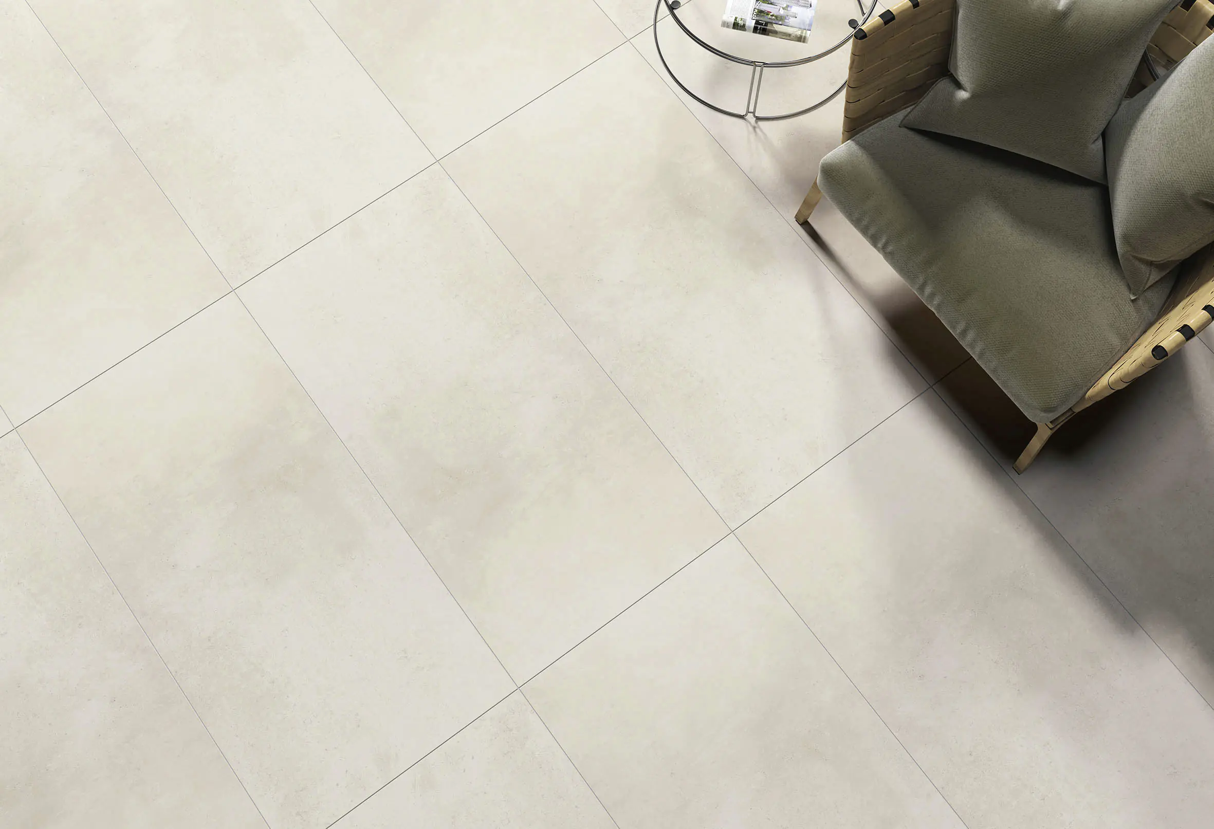 Bodenfliese Feinsteinzeug Vision Bone 60 x 120 cm