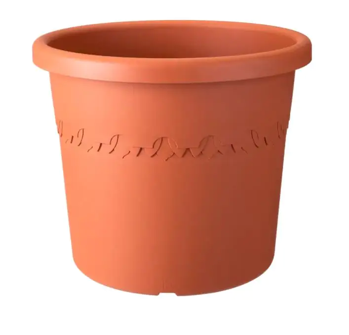 Elho Pflanztopf Algarve Cilindro Ø 40 x 34 cm tonrot
