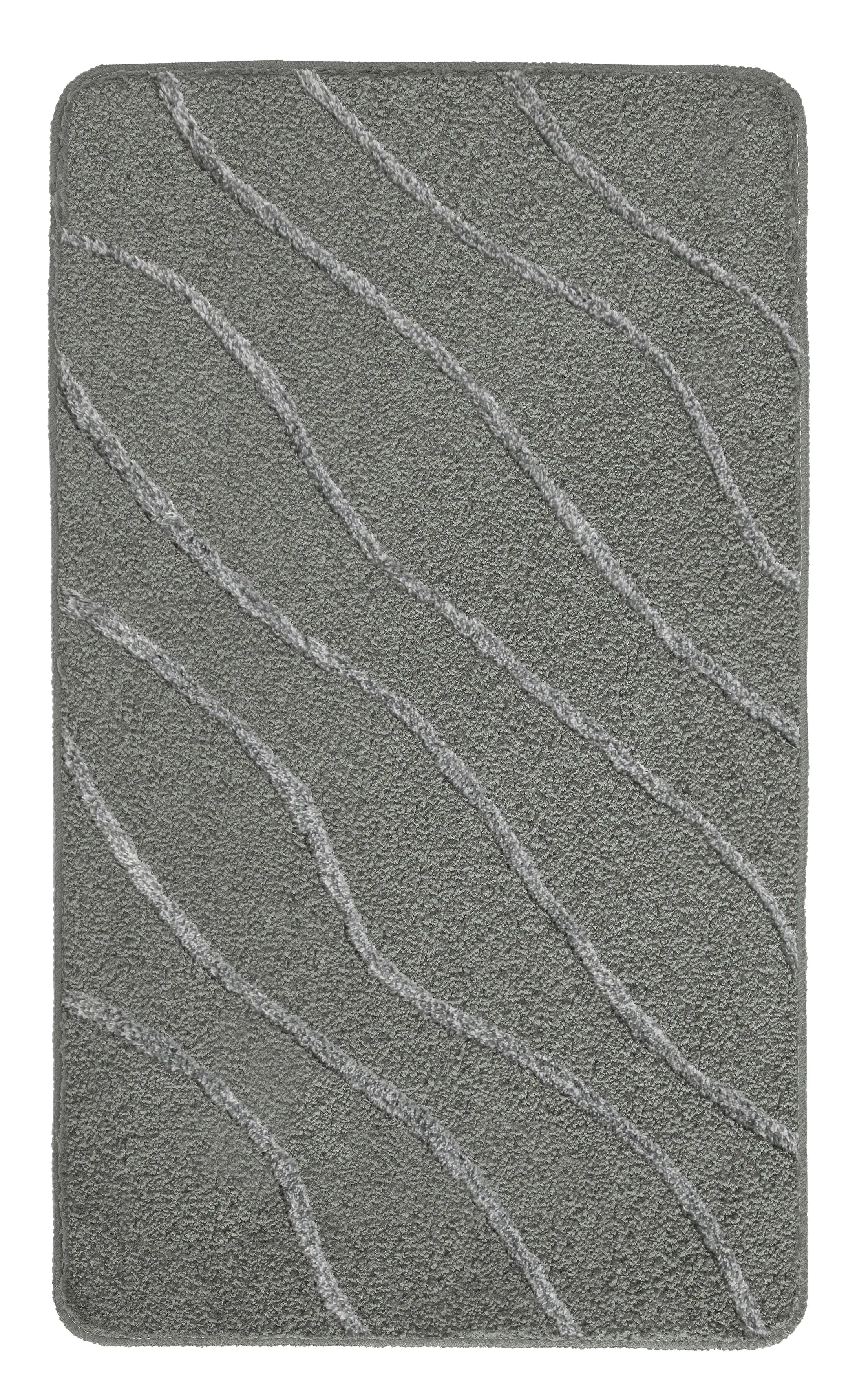 Tram Badteppich anthrazit Polyacryl 70 x 120 cm Tram Badteppich anthrazit Polyacryl 70 x 120 cm