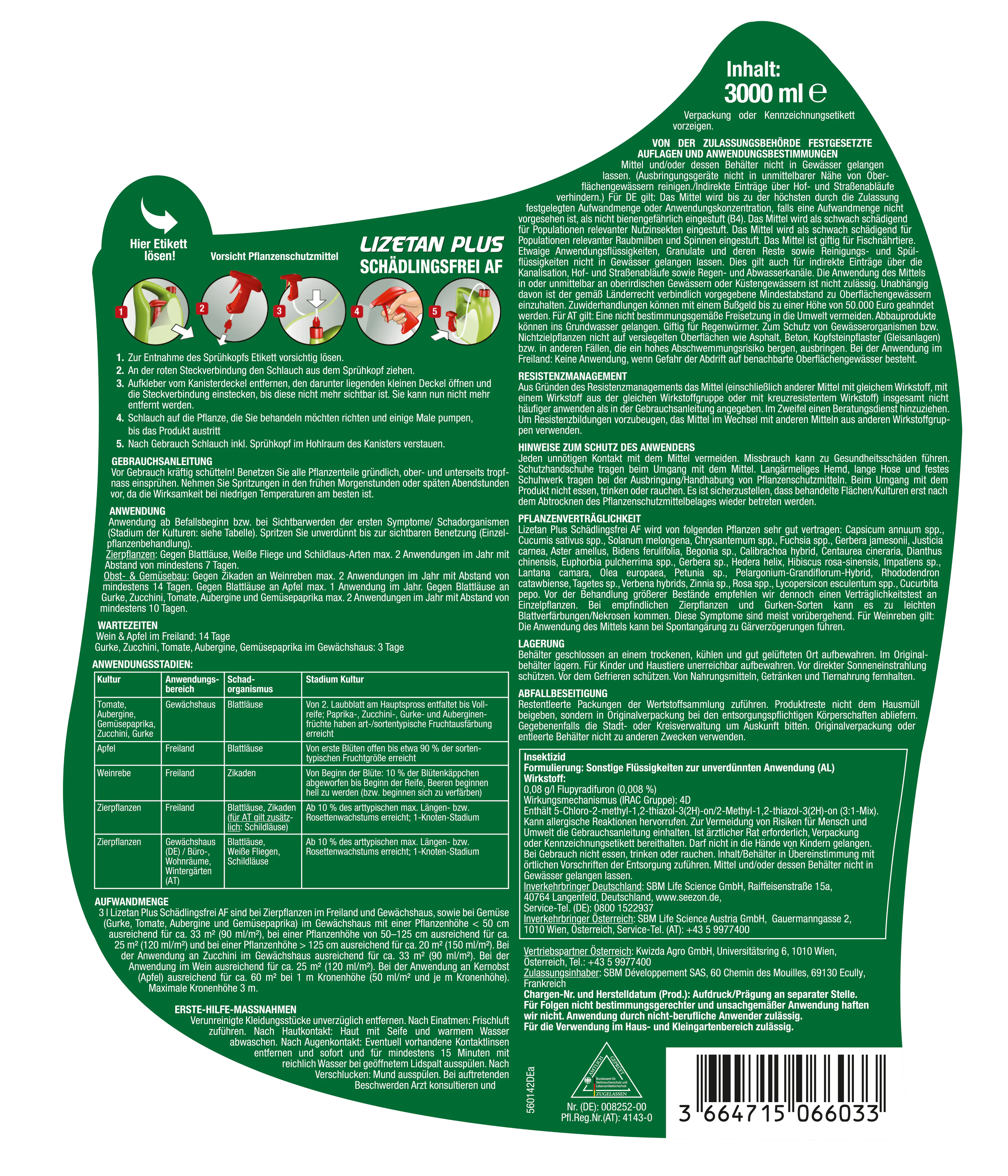 Protect Garden Lizetan Plus Schädlingsfrei AF 3 l Protect Garden Lizetan Plus Schädlingsfrei AF 3 l